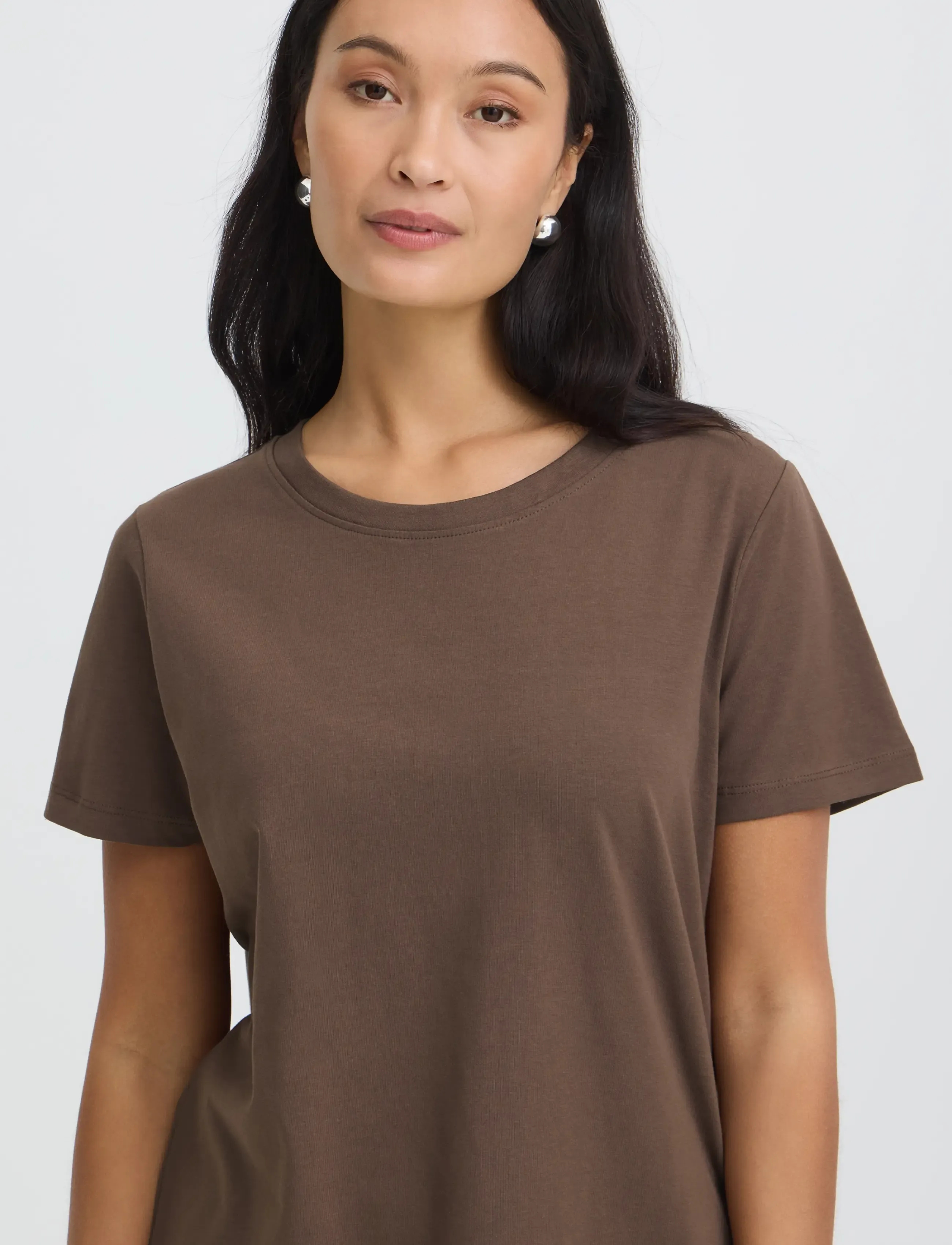 Fransa - FRZASHOULDER TEE 1 - t-shirts - rain drum - 5