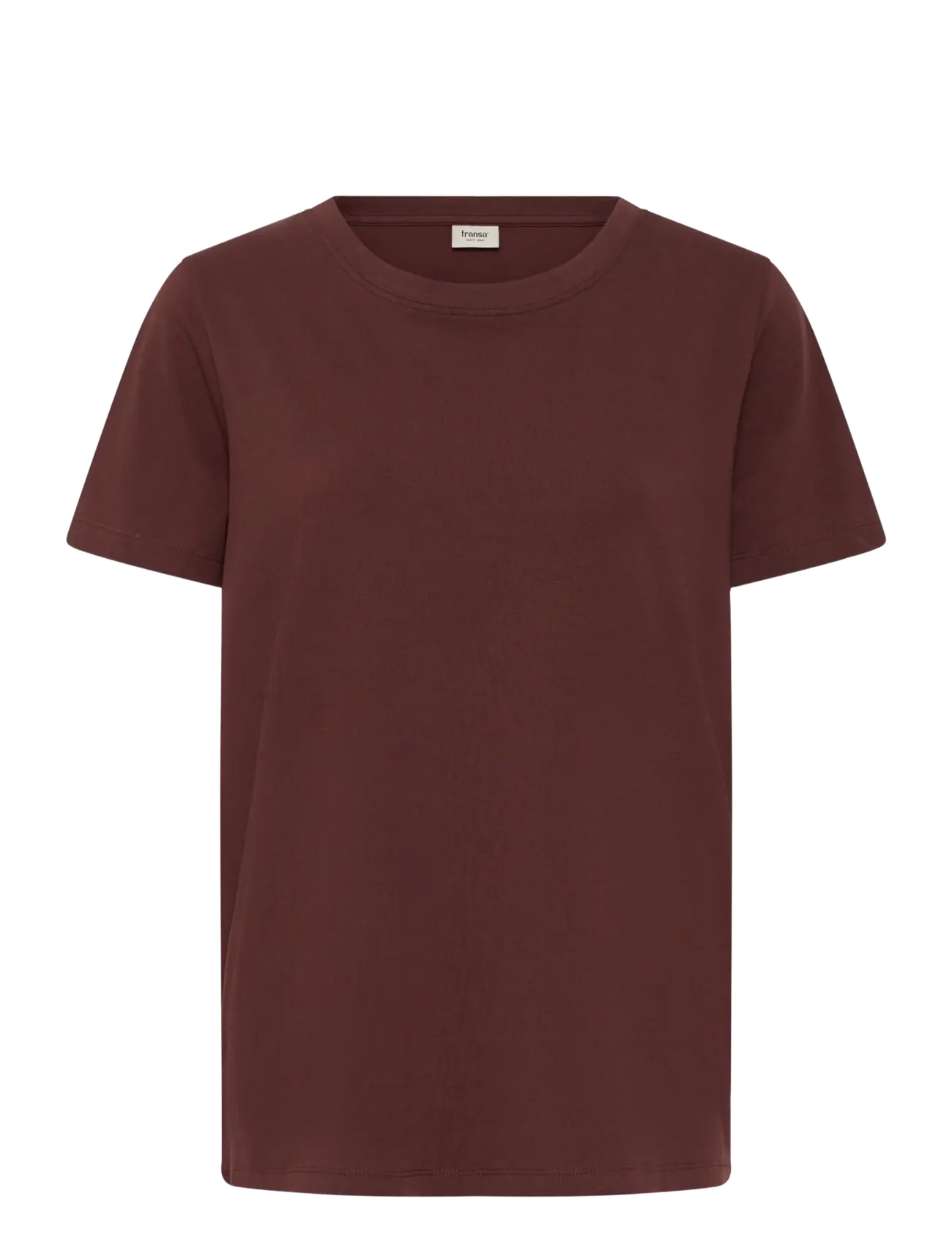 Fransa FRZASHOULDER TEE 1 - Fransa - RUM RAISIN / brown