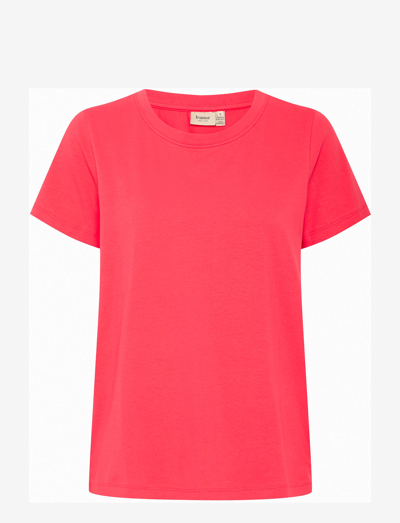 Fransa - FRZASHOULDER TEE 1 - t-särgid - teaberry - 1