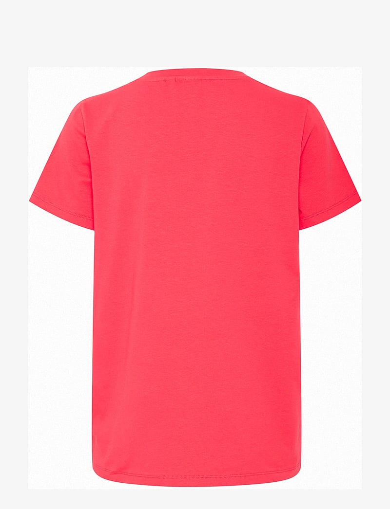 Fransa - FRZASHOULDER TEE 1 - t-särgid - teaberry - 2