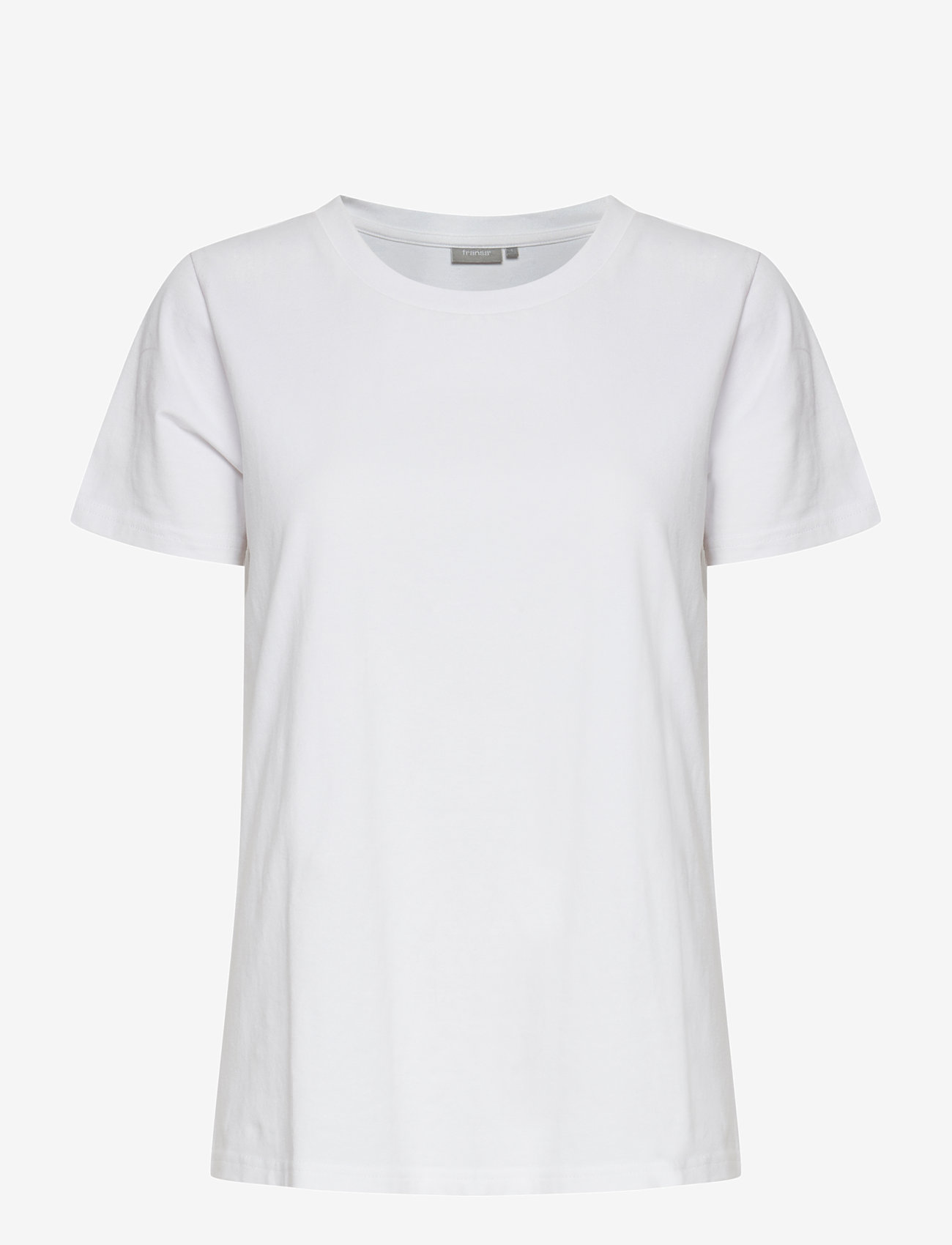 Fransa - FRZASHOULDER TEE 1 - t-shirts - white - 1