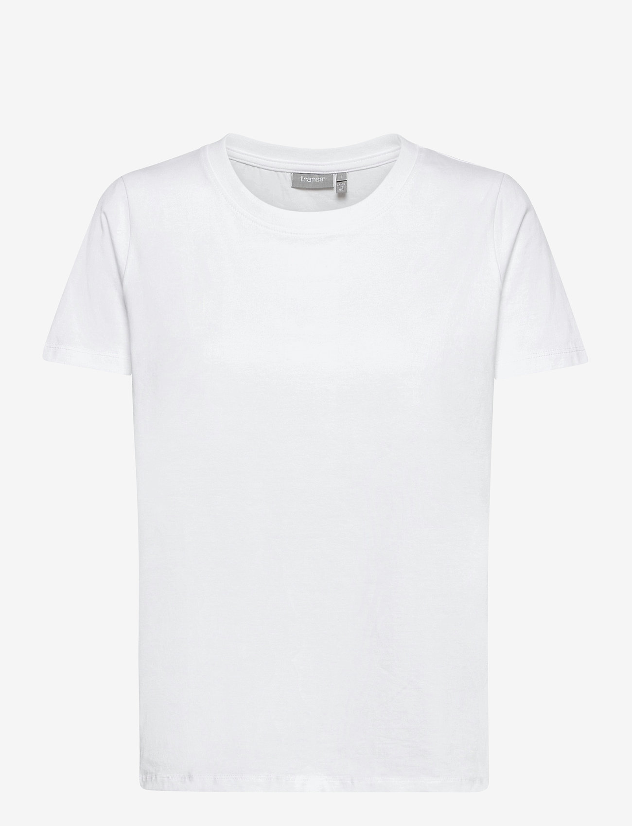 Fransa - FRZashoulder 1 Tee - t-shirts - white - 0