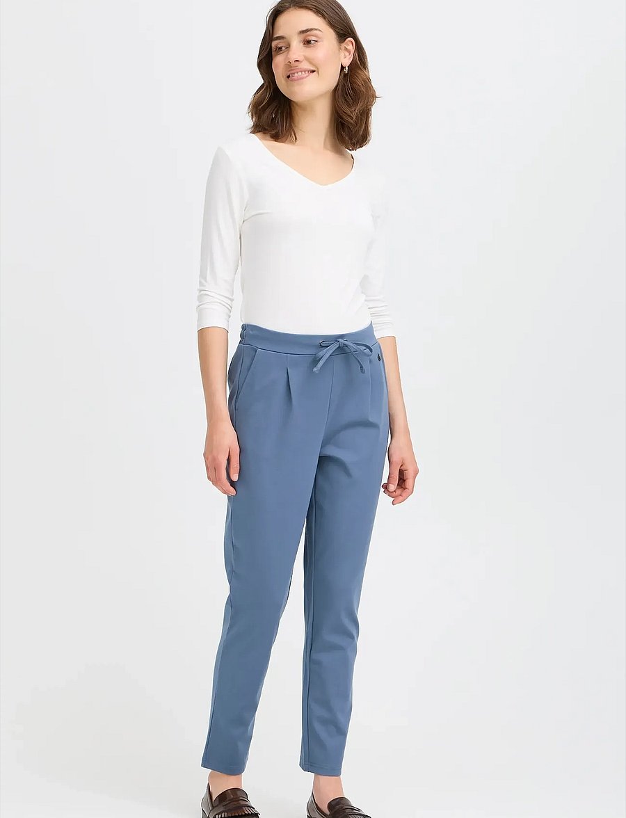 Fransa - FRZASTRETCH 1 PANTS - slim fit bukser - bering sea - 1