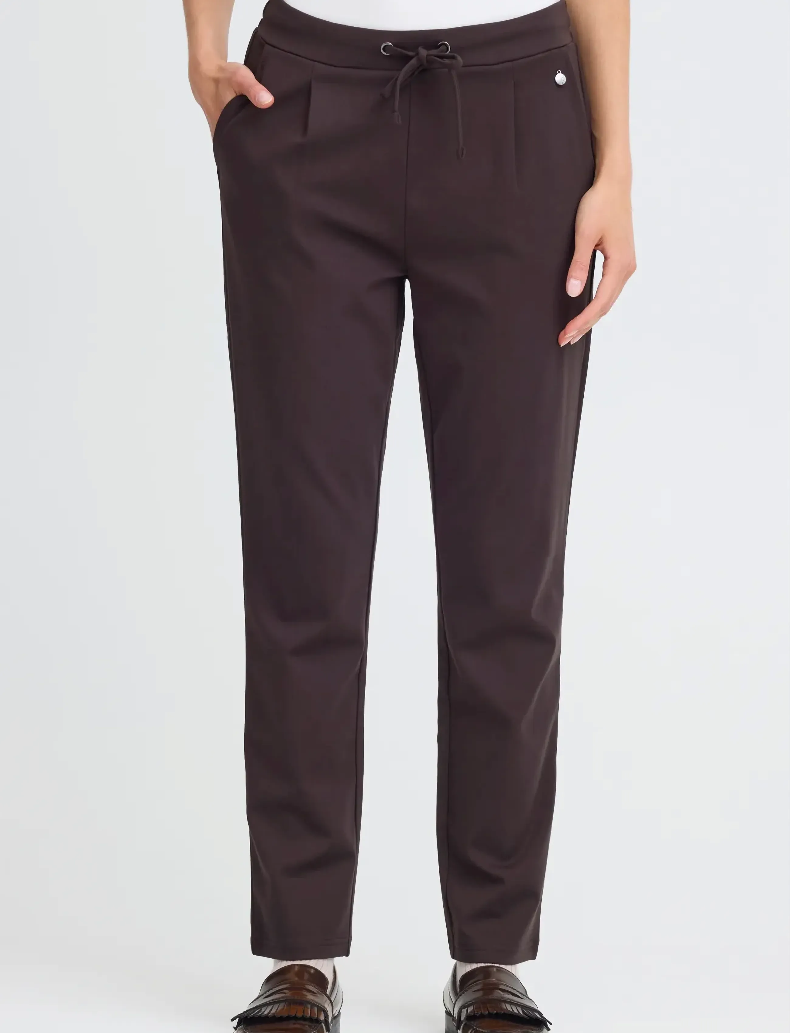 Fransa - FRZASTRETCH 1 PANTS - laveste priser - chocolate torte - 4
