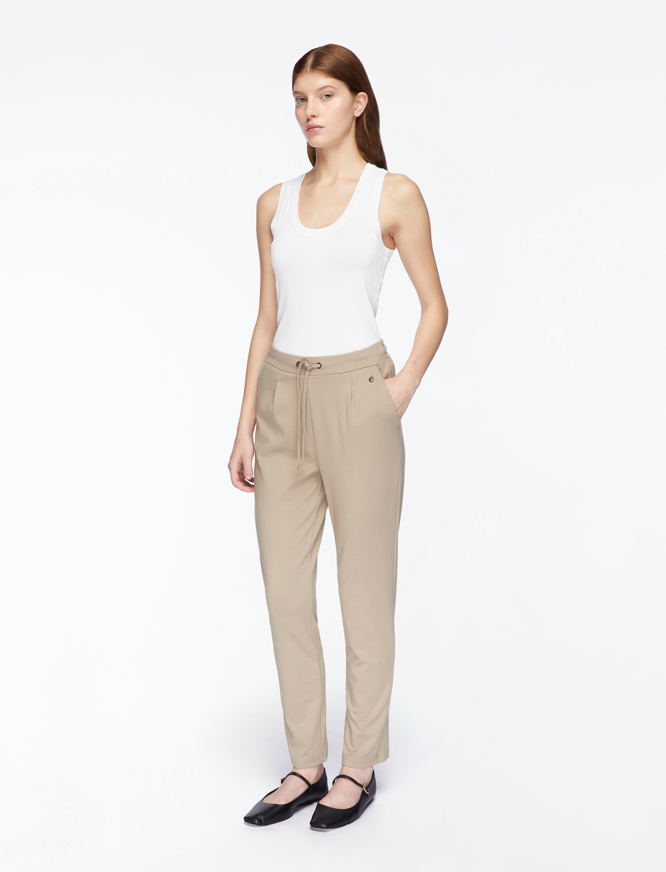 Fransa - FRZASTRETCH 1 Pants - slim fit trousers - desert taupe - 3