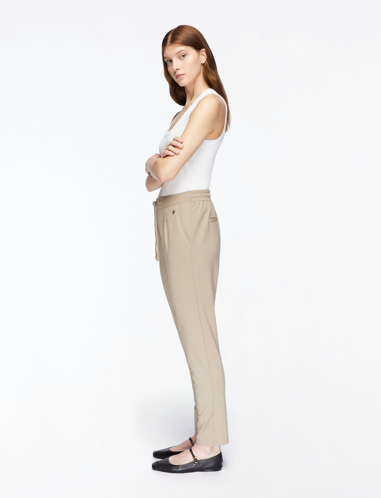 Fransa - FRZASTRETCH 1 PANTS - joggers - desert taupe - 3