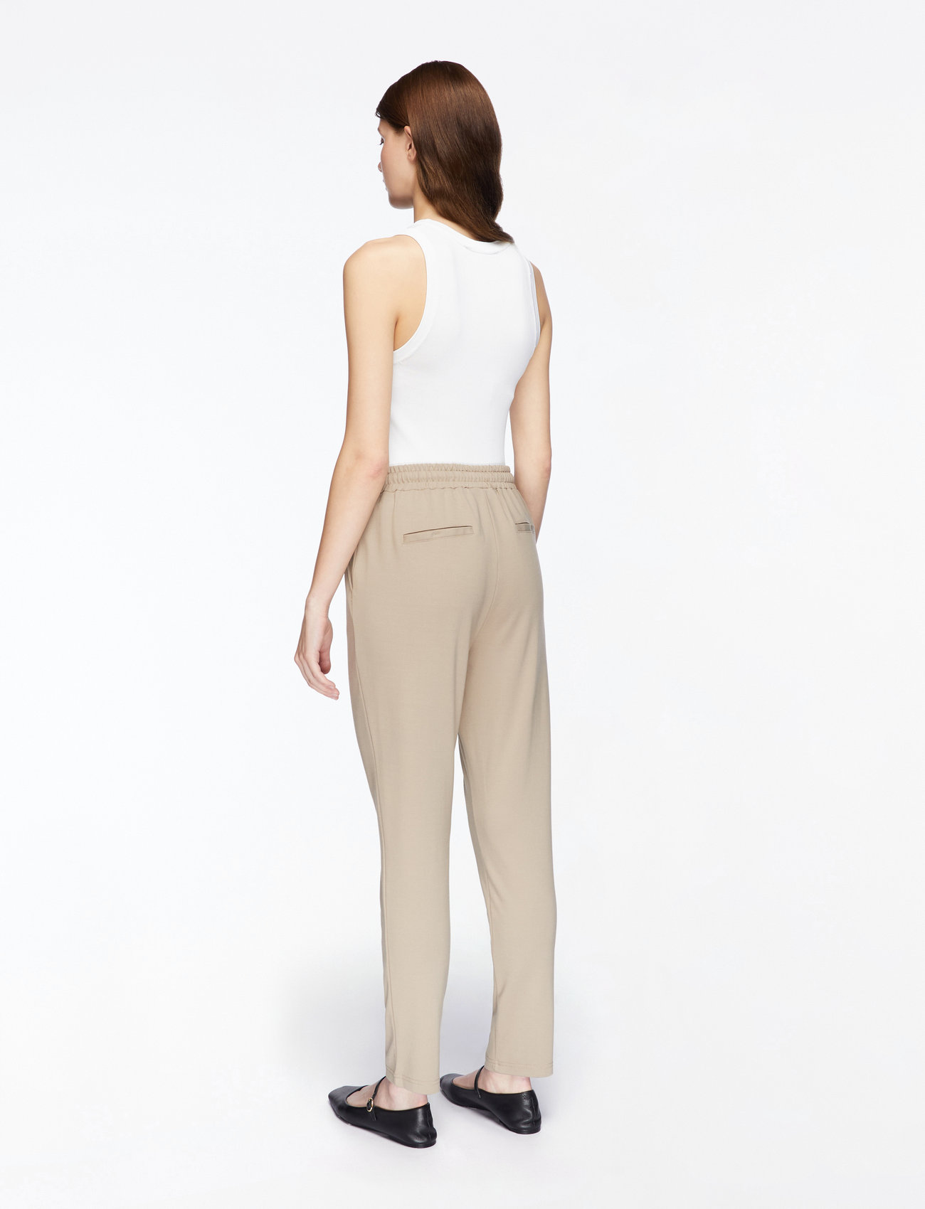 Fransa - FRZASTRETCH 1 PANTS - joggers - desert taupe - 4