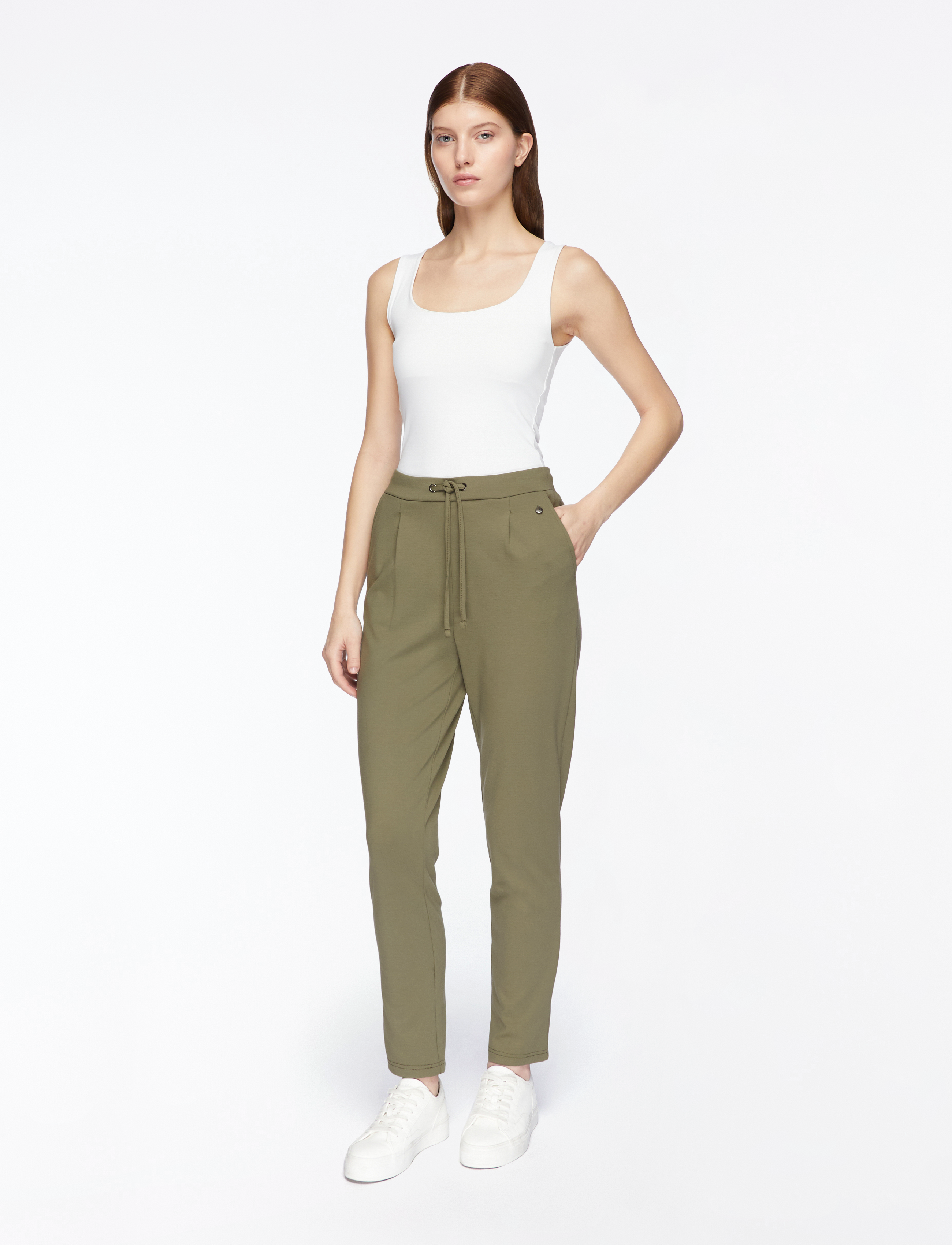 Fransa - FRZASTRETCH 1 Pants - slim-fit broeken - dusty olive - 3