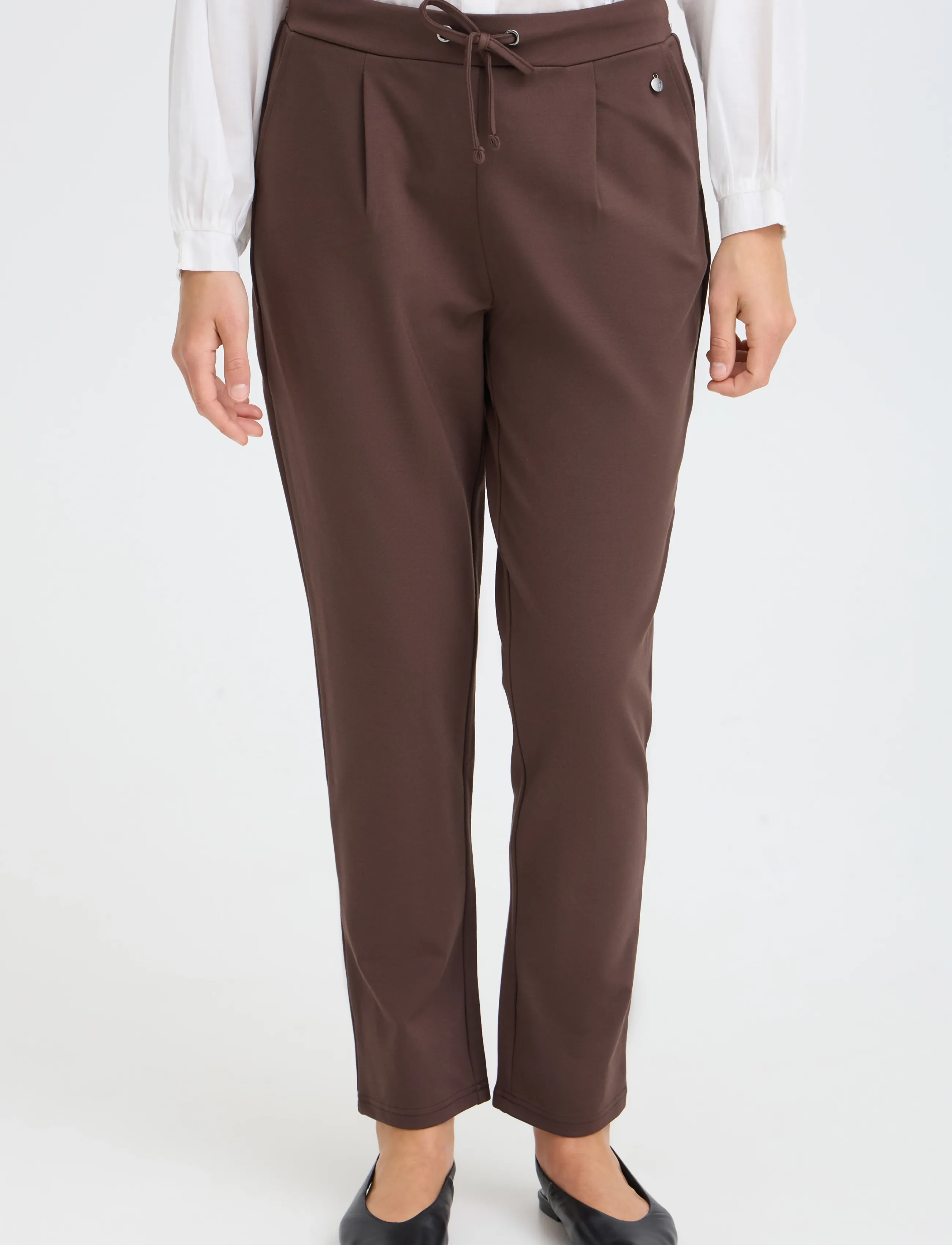 Fransa - FRZASTRETCH 1 PANTS - slim fit bukser - hot fudge - 3