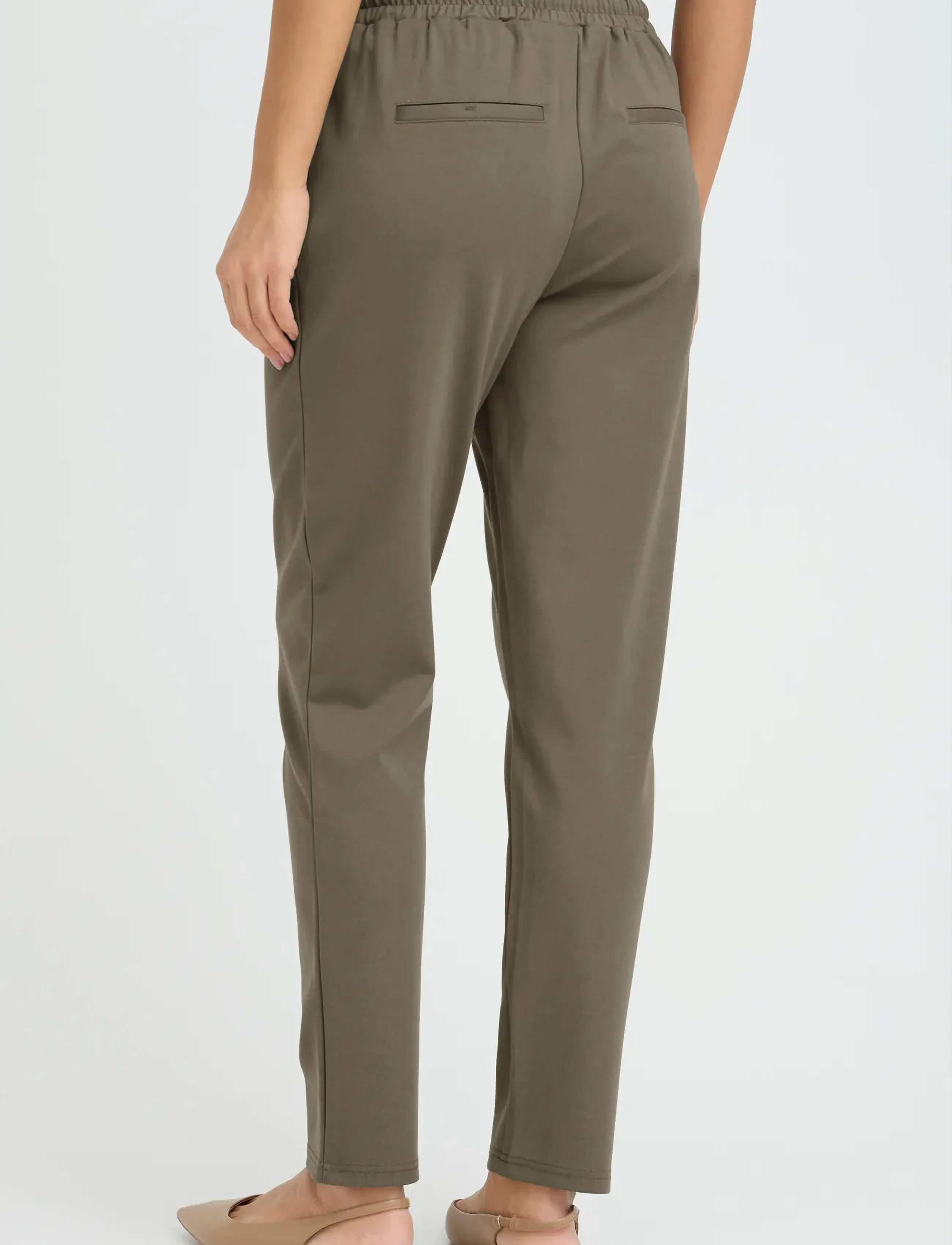 Fransa - FRZASTRETCH 1 Pants - slim-fit hosen - smokey olive - 4