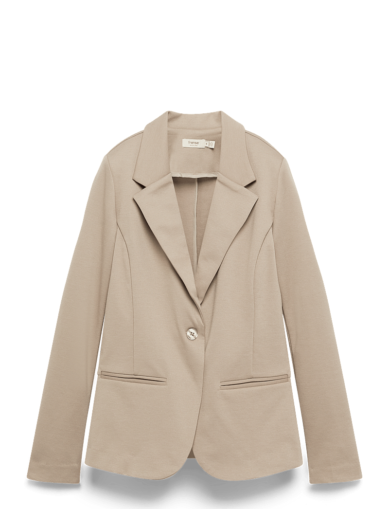 Fransa - FRZABLAZER 2 BLAZER - enkeltradede blazere - desert taupe - 1