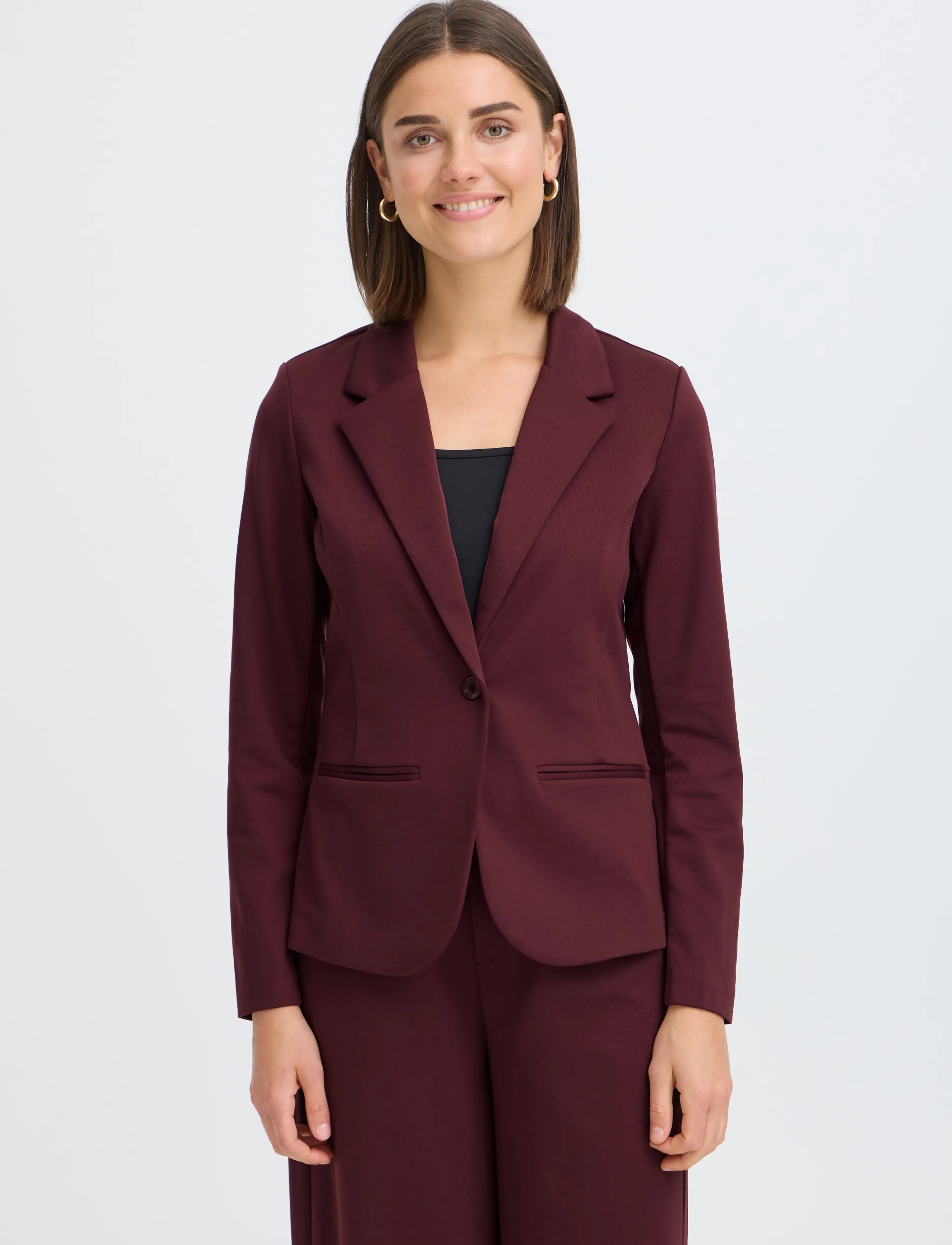 Fransa - FRZABLAZER 2 BLAZER - enkelknäppta kavajer - port royale - 3