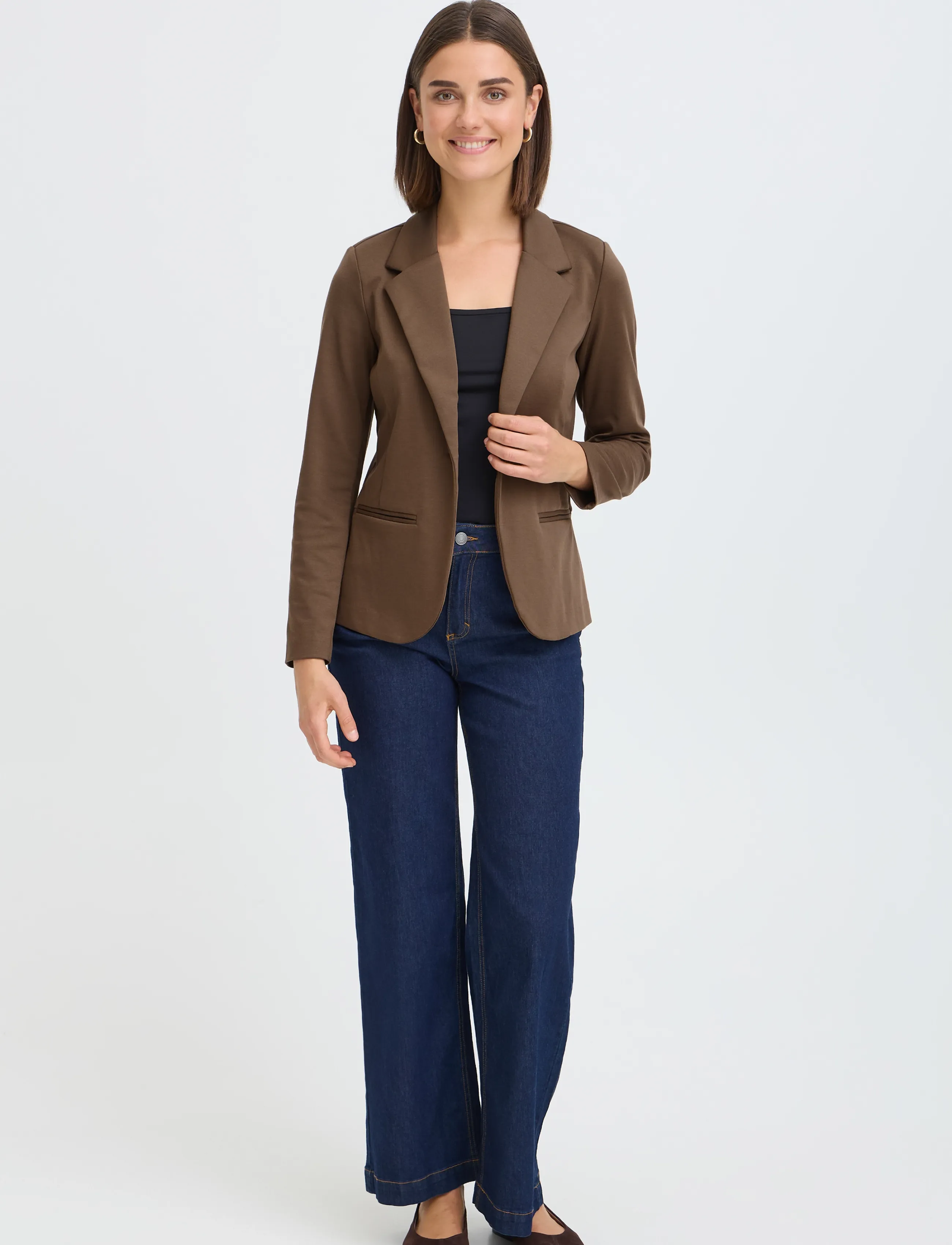 Fransa Frzablazer 2 Blazer, Kvinder, Blazer, Brun, Str: M