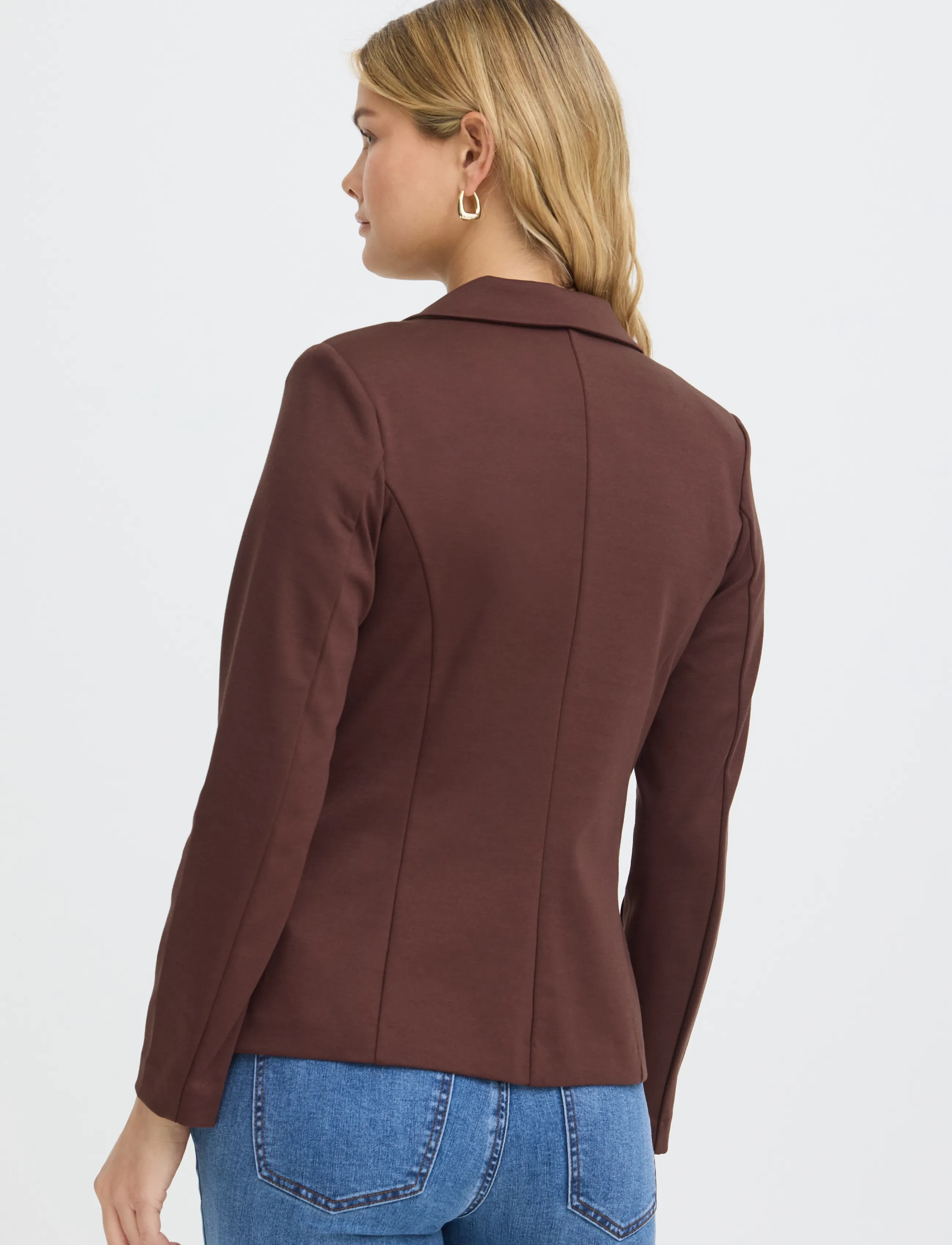 Fransa - FRZABLAZER 2 BLAZER - Üherealised pintsakud - rum raisin - 4