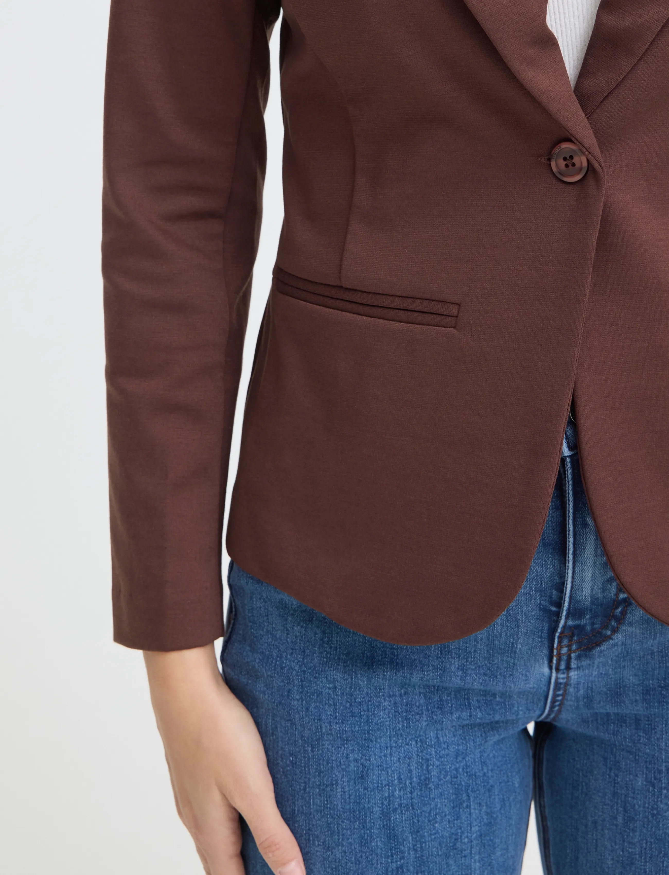 Fransa - FRZABLAZER 2 BLAZER - Üherealised pintsakud - rum raisin - 5
