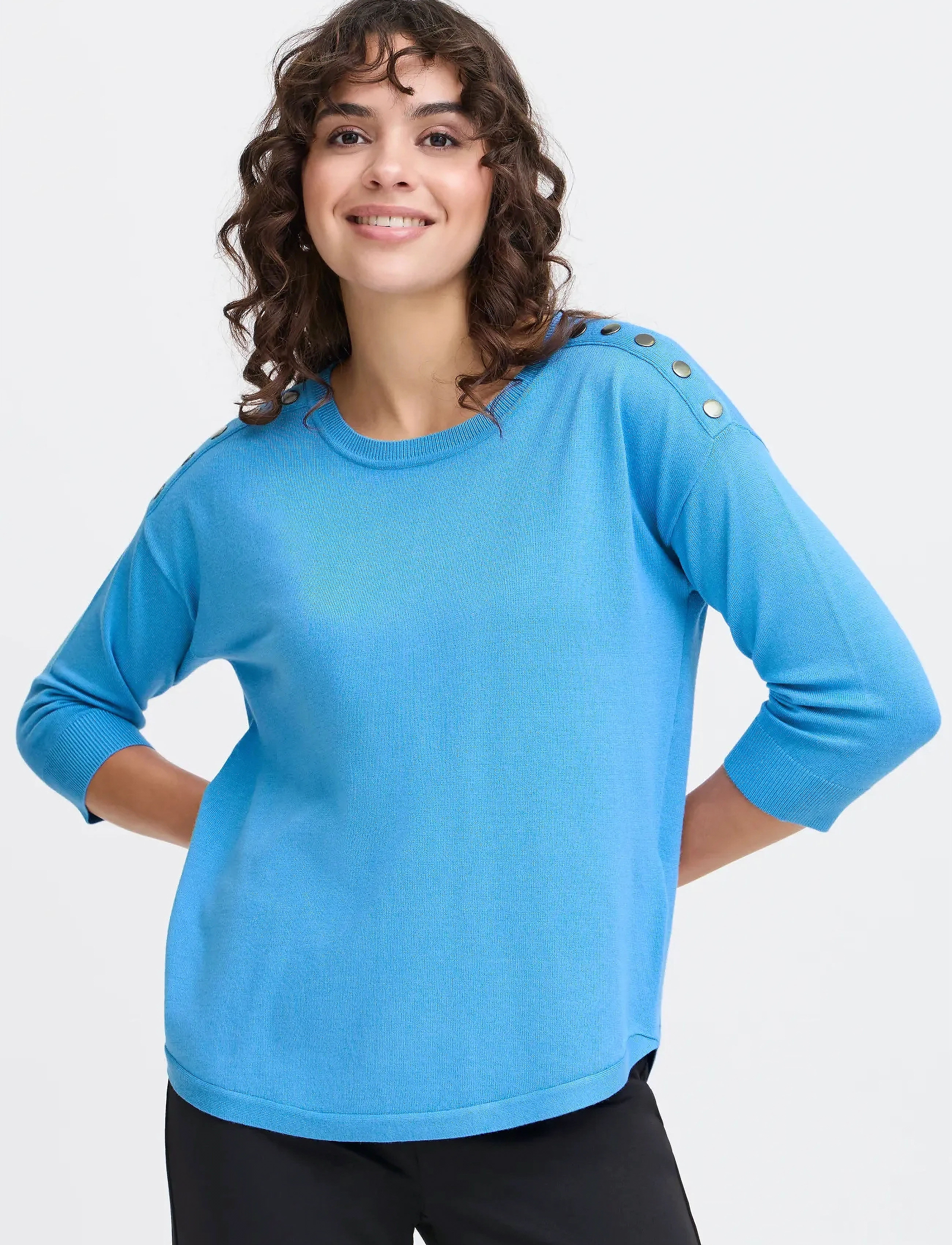 Fransa - FRZUBASIC 114 Pullover - azure blue - 3
