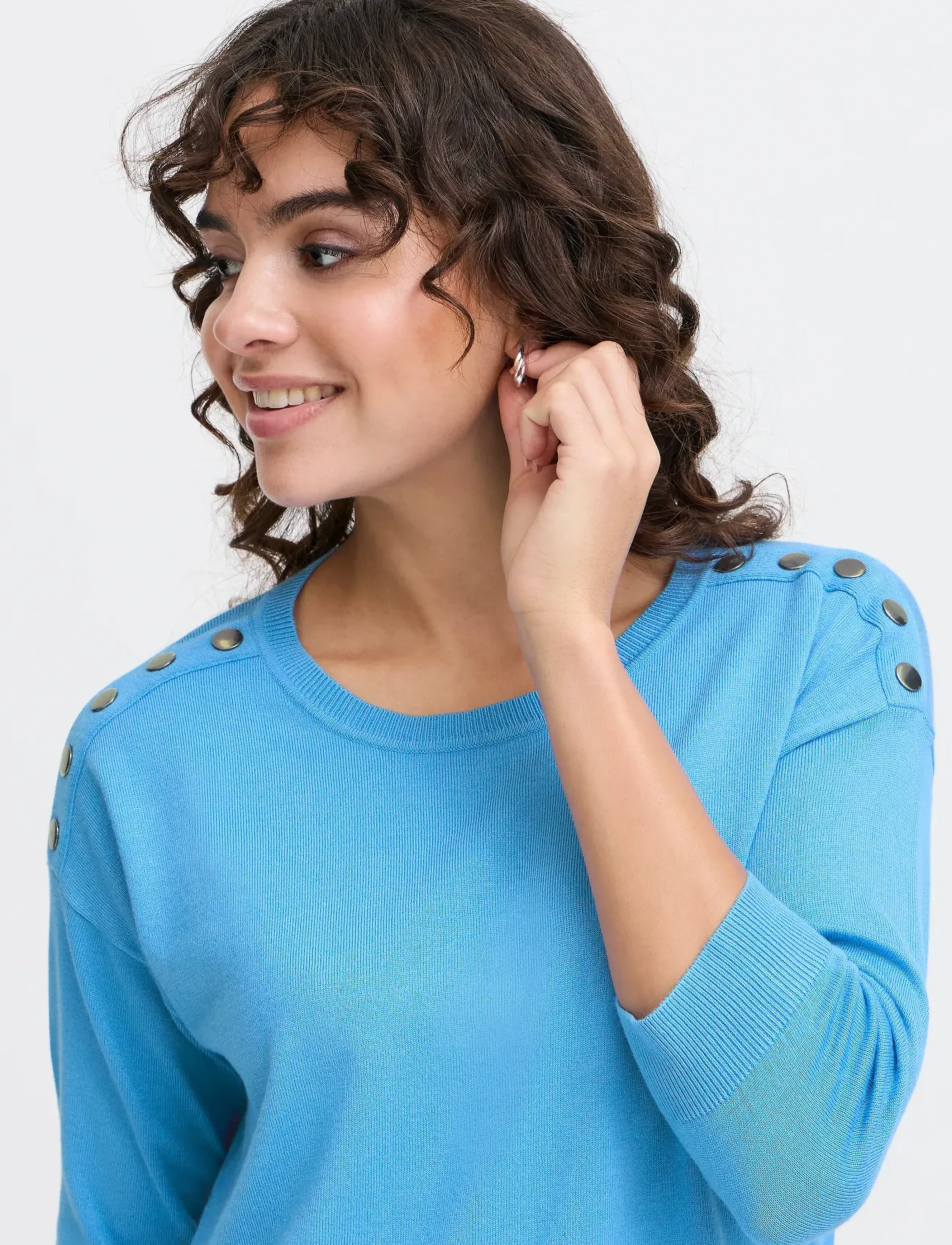 Fransa - FRZUBASIC 114 Pullover - azure blue - 5