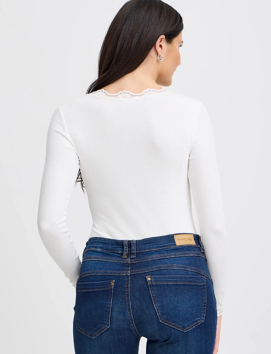 Fransa - FRHIZAMOND 2 T-SHIRT - langärmlige tops - antique - 4