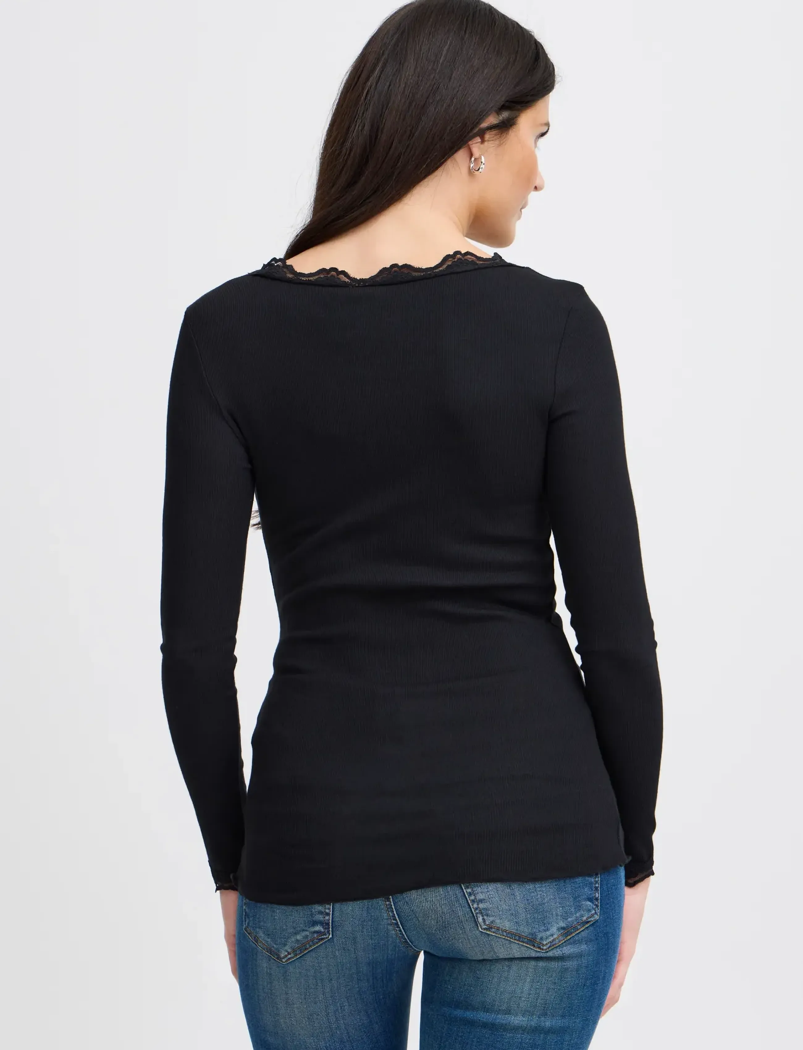Fransa - FRHIZAMOND 2 T-SHIRT - pitkähihaiset paidat - black - 4