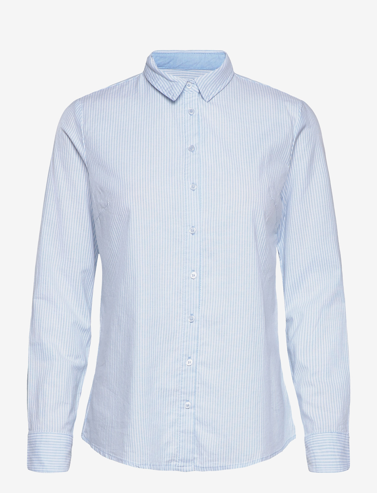 Fransa - FRZAOXFORD 1 Shirt - krekli ar garām piedurknēm - blue chambre stripes 200553 - 0