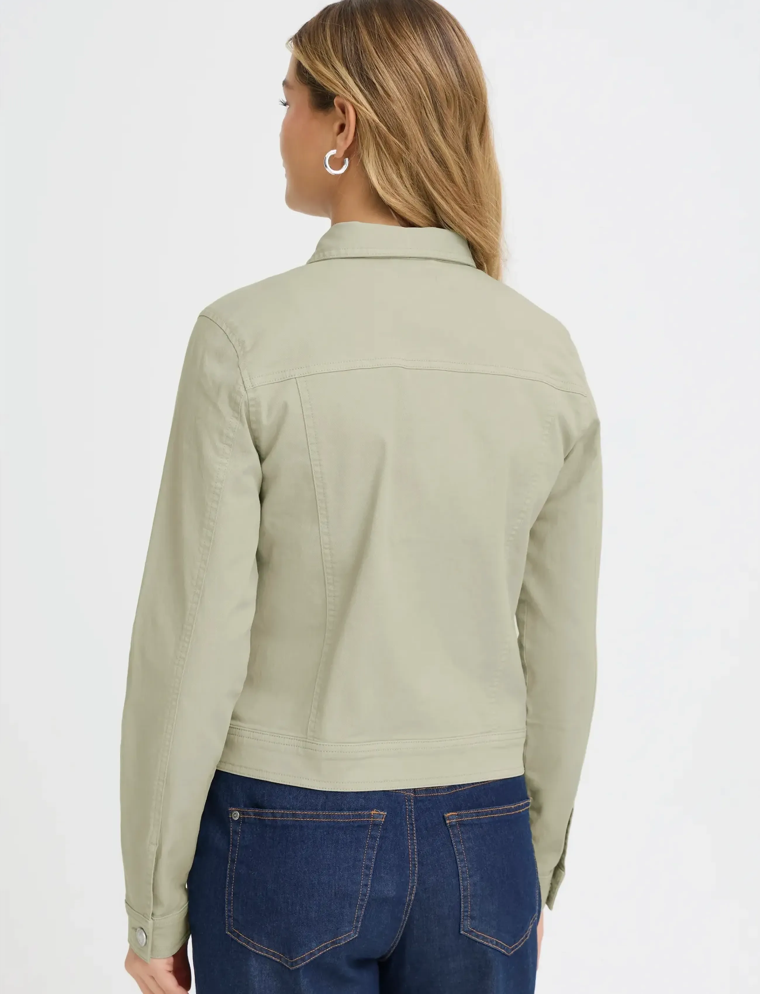 Fransa - FRTWILL 1 JACKET - denimjakker - desert sage - 4