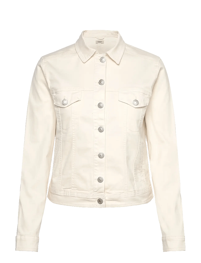 Fransa - FRTWILL 1 JACKET - jeansjacken - whisper white - 0