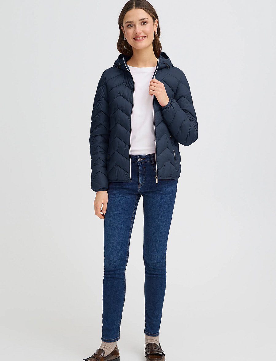 Fransa - FRBAPADDING 1 OUTERWEAR - talvejoped - navy blazer - 0