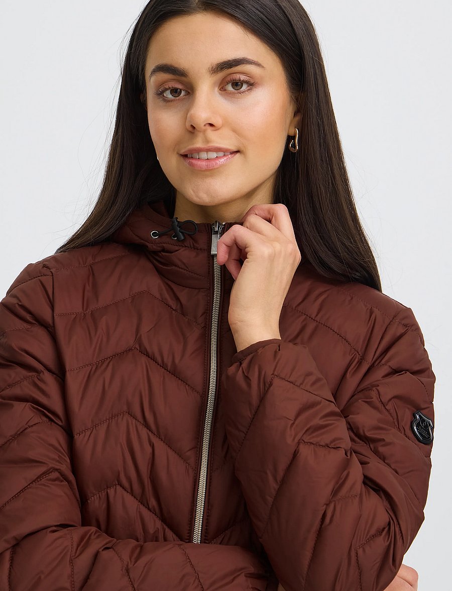 Fransa - FRBAPADDING 1 OUTERWEAR - vinterjakker - rum raisin - 5
