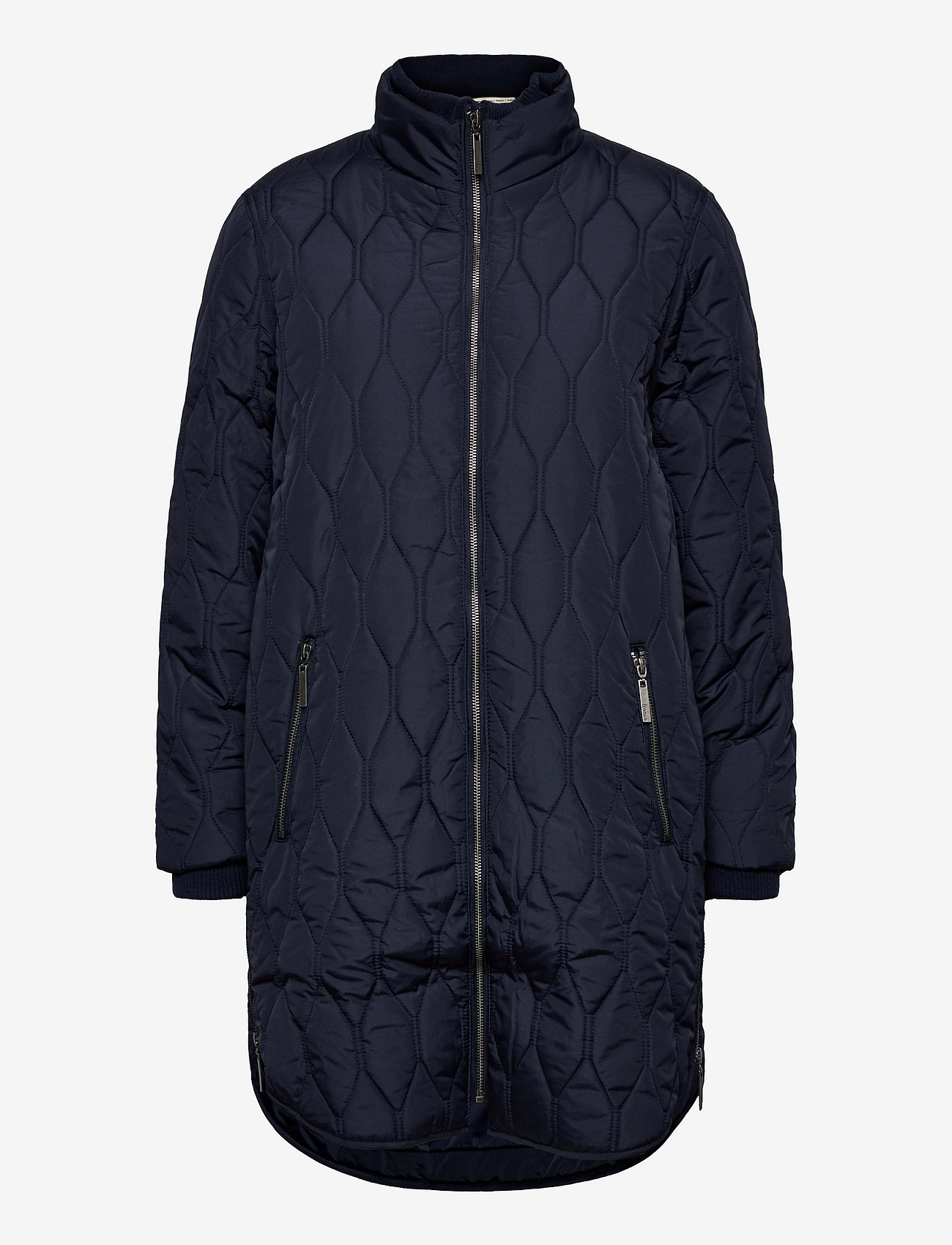 Fransa - FRBAQUILT 1 Outerwear - spring jackets - dark peacoat - 0