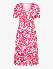 Fransa - FRFEDOT 1 Dress - sukienki letnie - pink frosting aop ms24 01a - 0