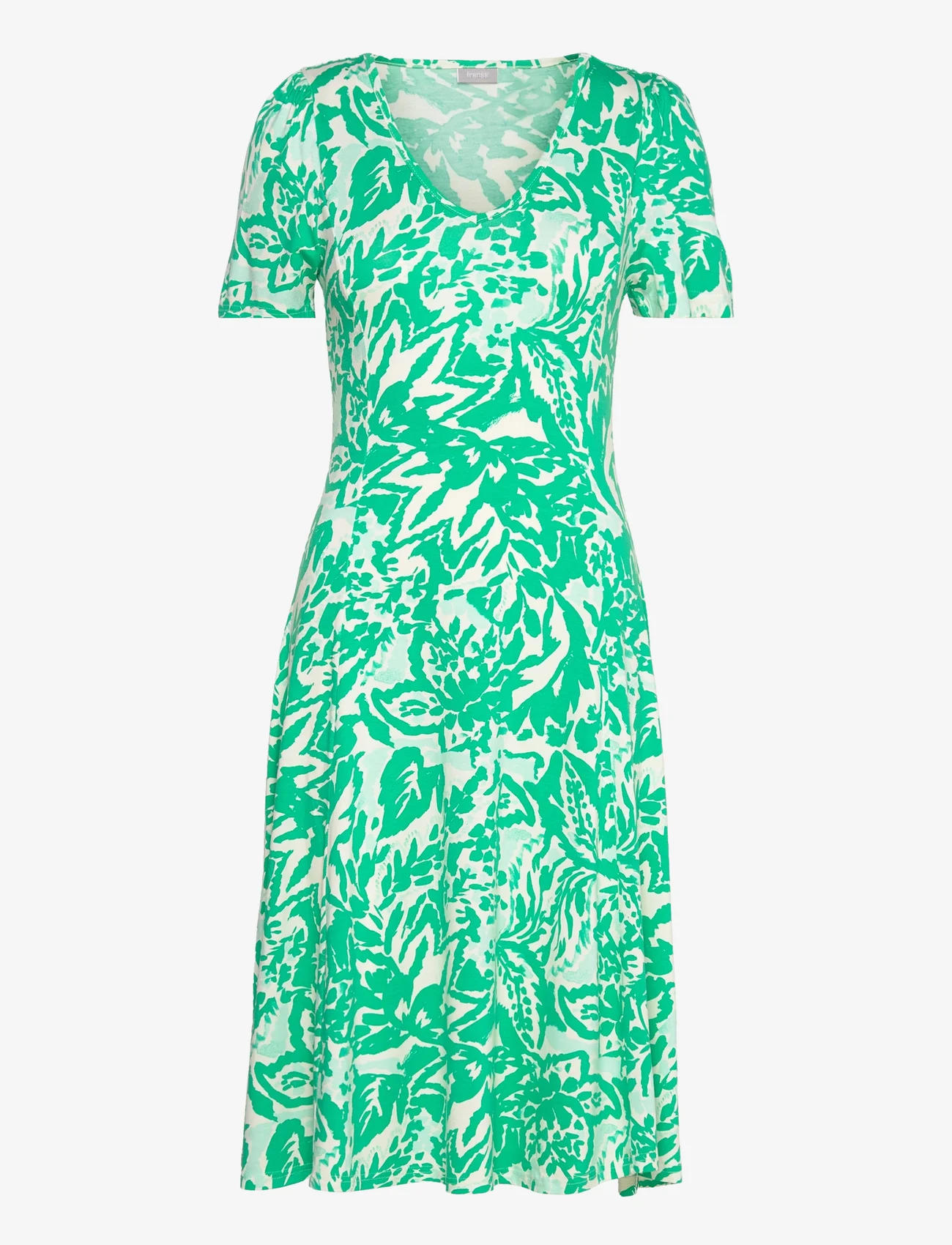 Fransa - FRFEDOT 1 Dress - summer dresses - blarney aop ms24 01a - 0