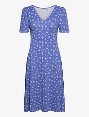 Fransa - FRFEDOT 1 Dress - summer dresses - ultramarine w. flowers - 0