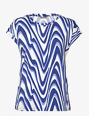 Fransa - FRSEEN TEE 1 - lowest prices - beaucoup blue aop ms24 02h - 0