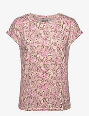 Fransa - FRSEEN TEE 1 - t-shirts - pink frosting aop ms24 01d - 1