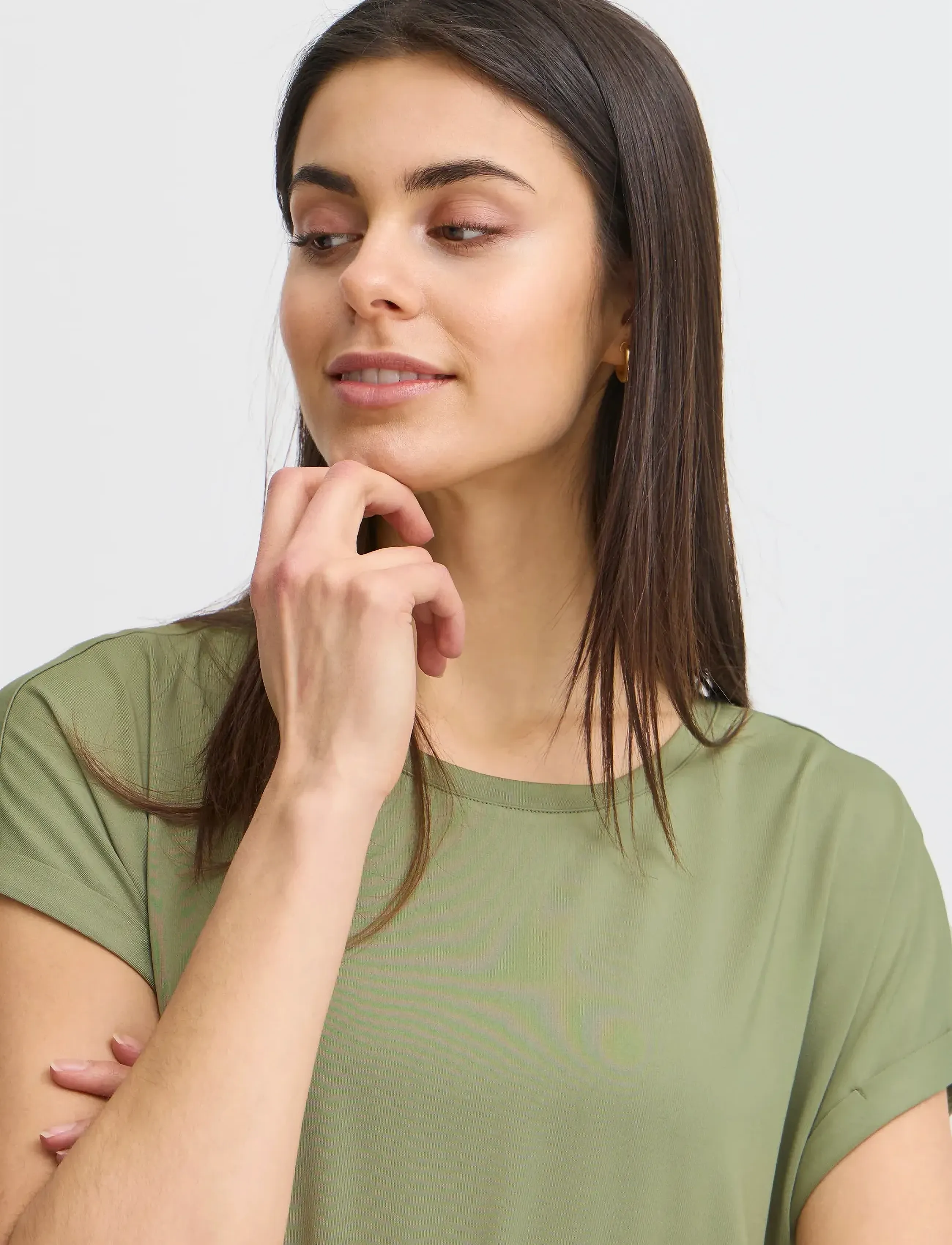 Fransa - FRSEEN TEE 1 - laveste priser - agave green - 5