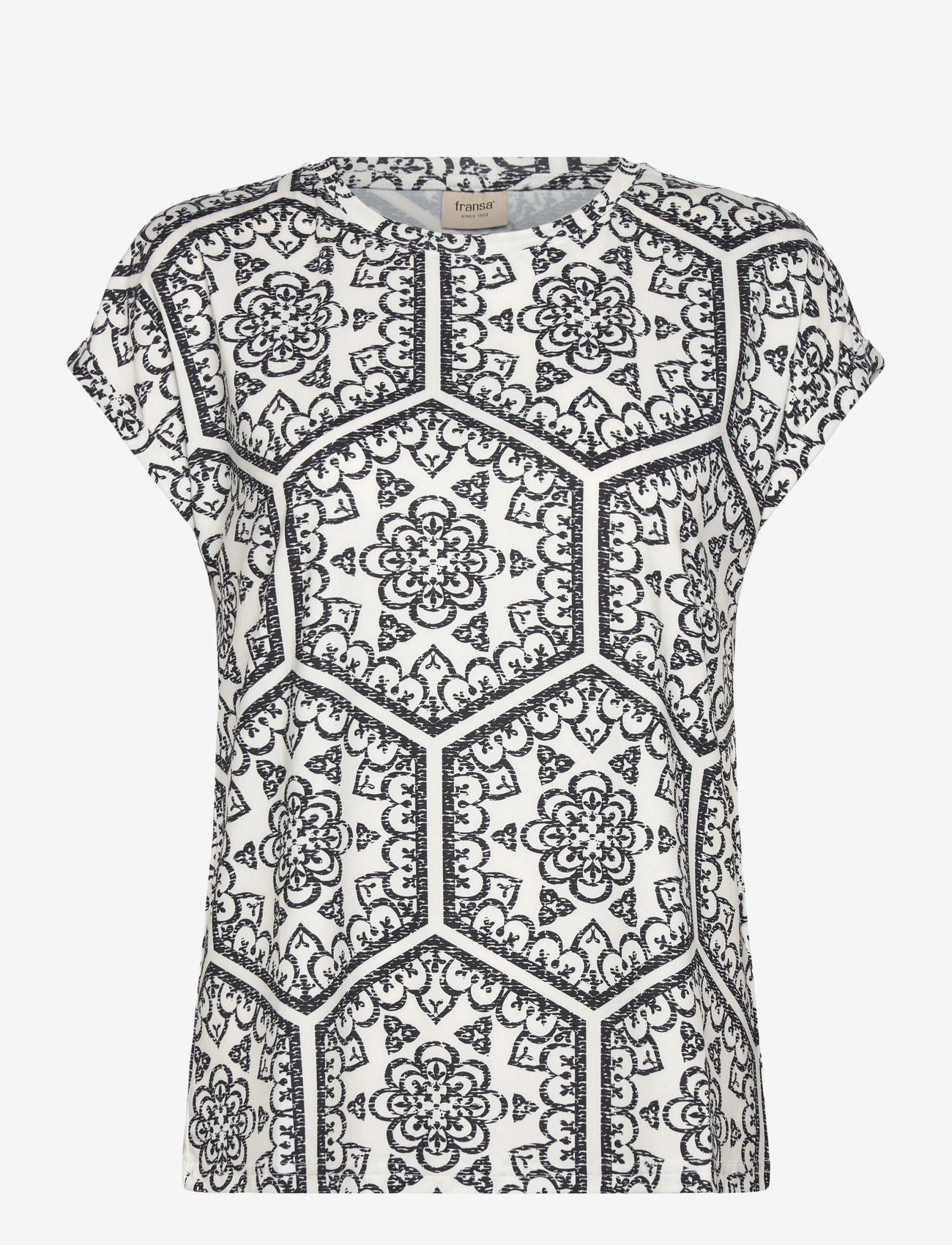 Fransa - FRSEEN TEE 1 - laveste priser - black boho art - 1