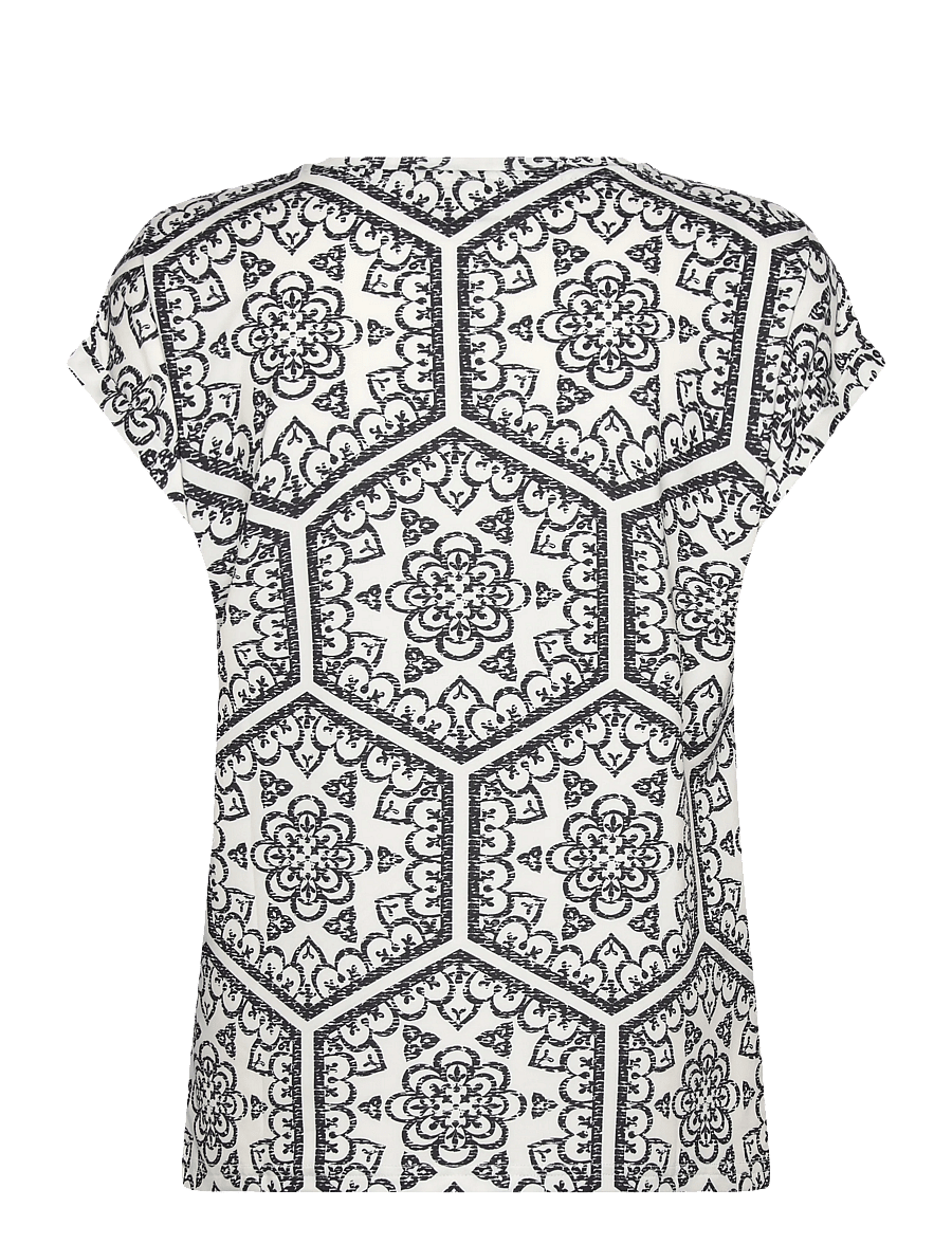 Fransa - FRSEEN TEE 1 - t-särgid - black boho art - 2