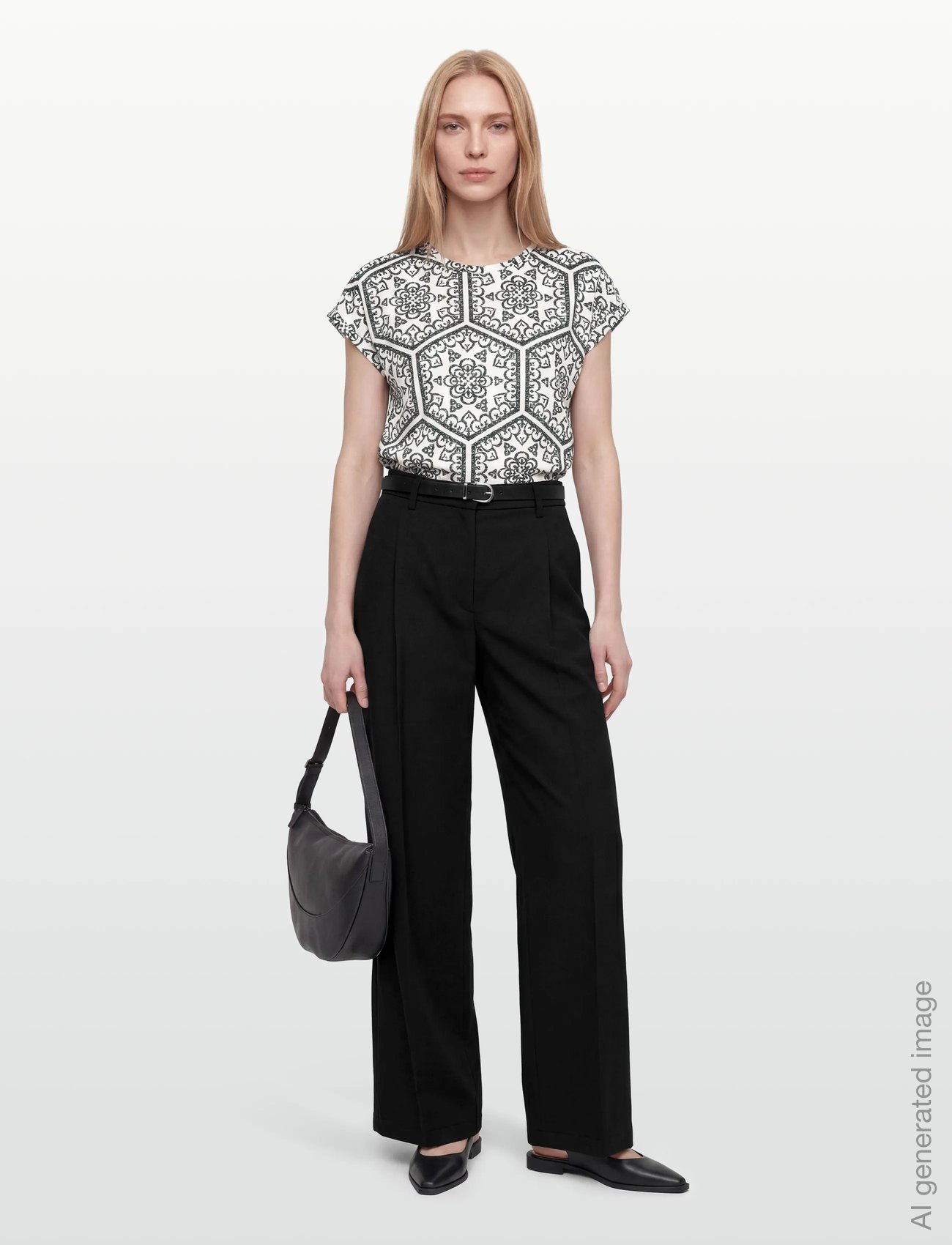 FRSEEN TEE 1 - BLACK BOHO ART