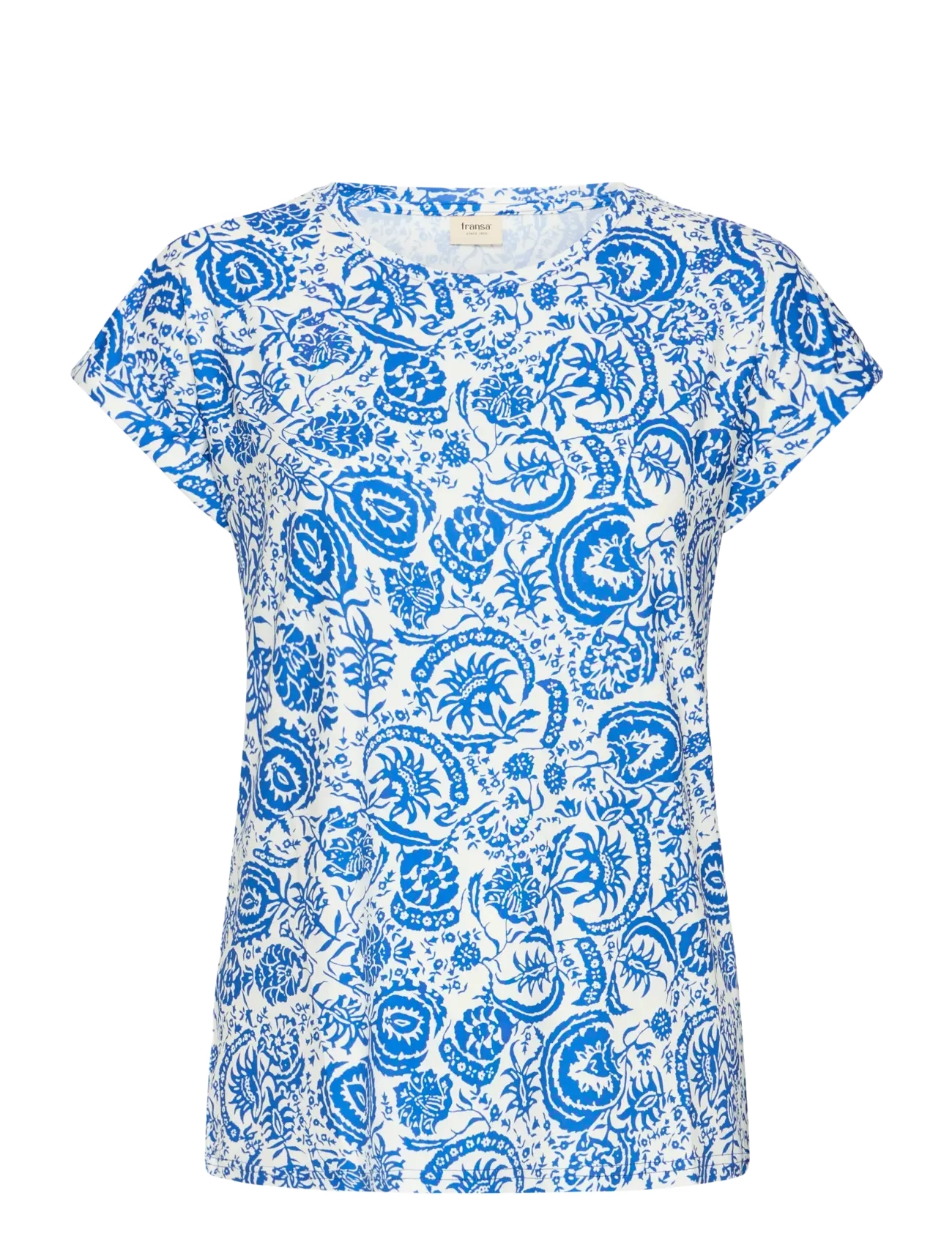 Fransa FRSEEN TEE 1 - Kleidung - BLUE IOLITE ART / blue