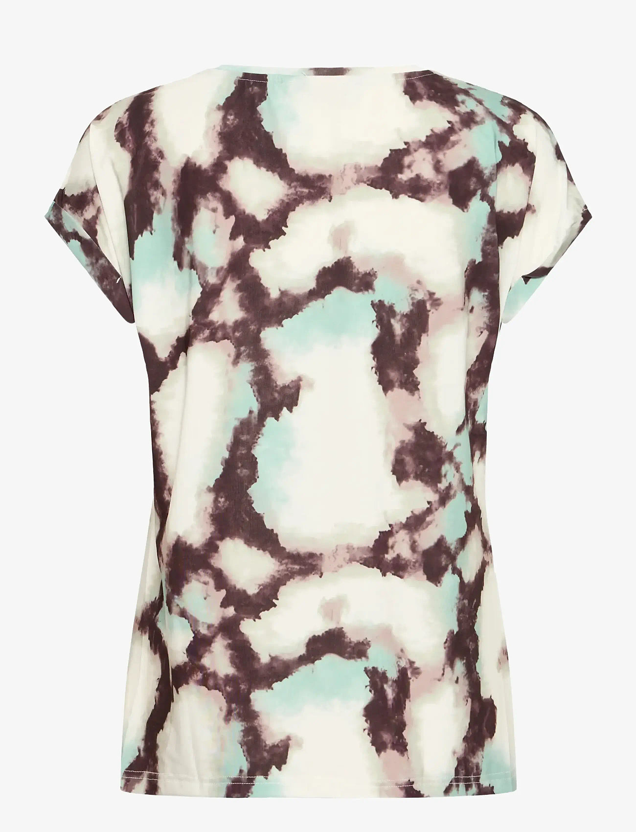 Fransa - FRSEEN TEE 1 - t-shirts - marble creme d. menthe - 2