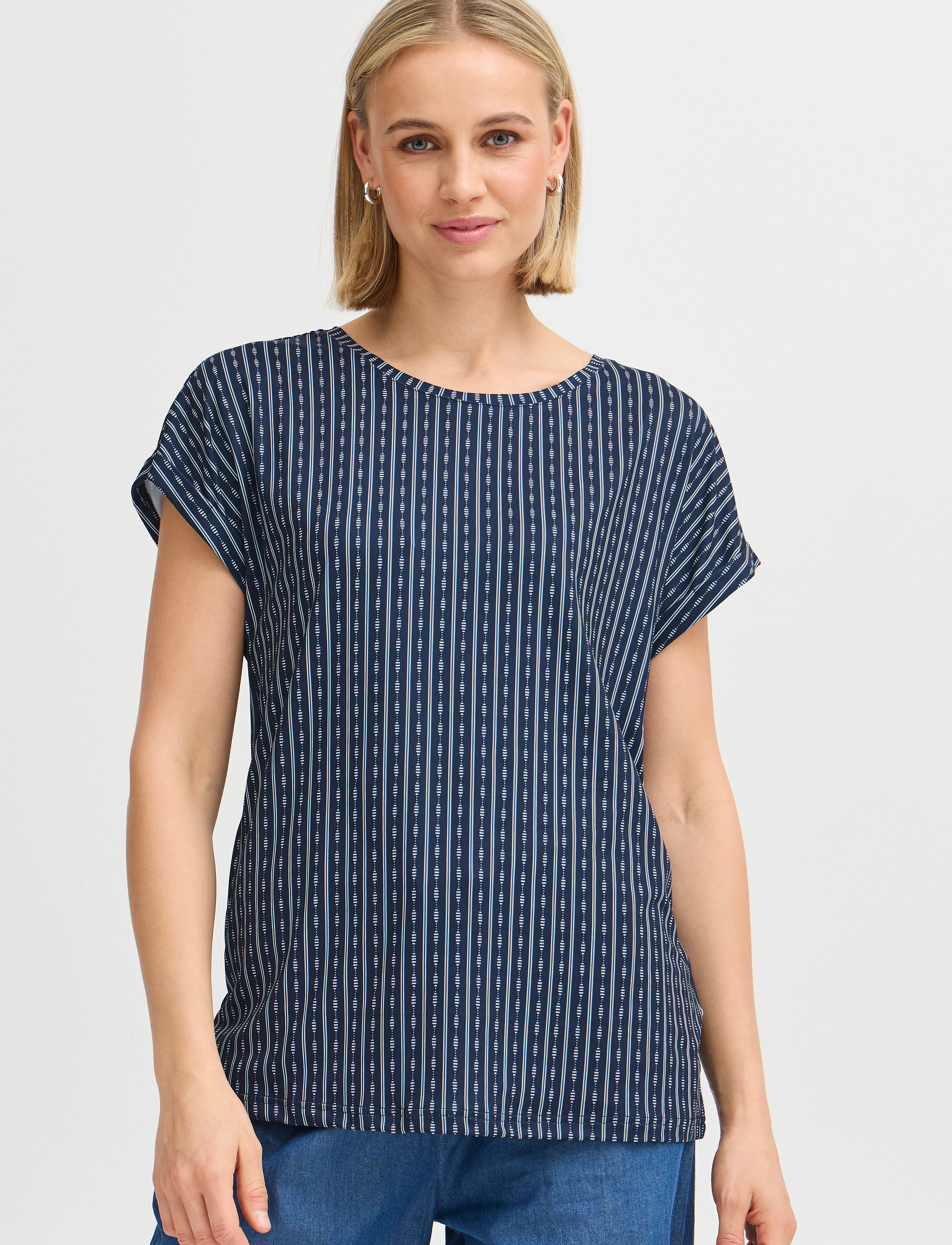 Fransa - FRSEEN TEE 1 - lägsta priserna - navy blazer mix - 4