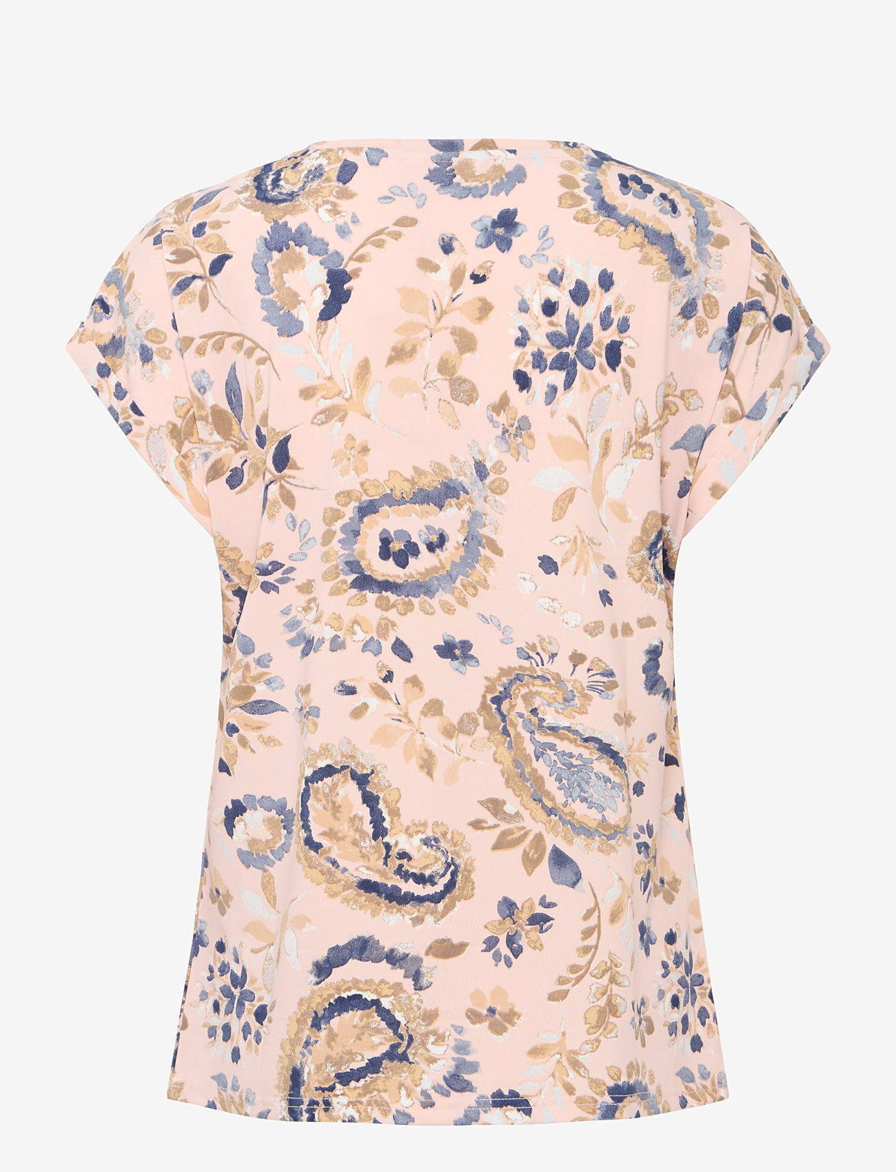 Fransa - FRSEEN TEE 1 - t-shirts - rose smoke mix - 2