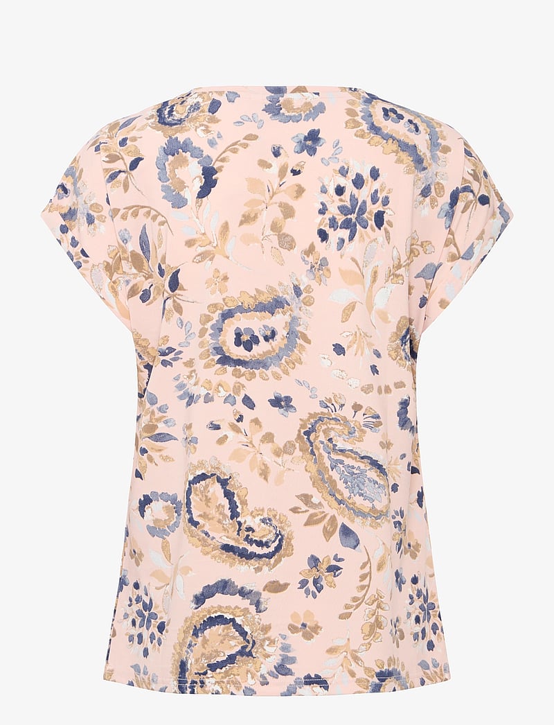 Fransa - FRSEEN TEE 1 - t-shirts - rose smoke mix - 2