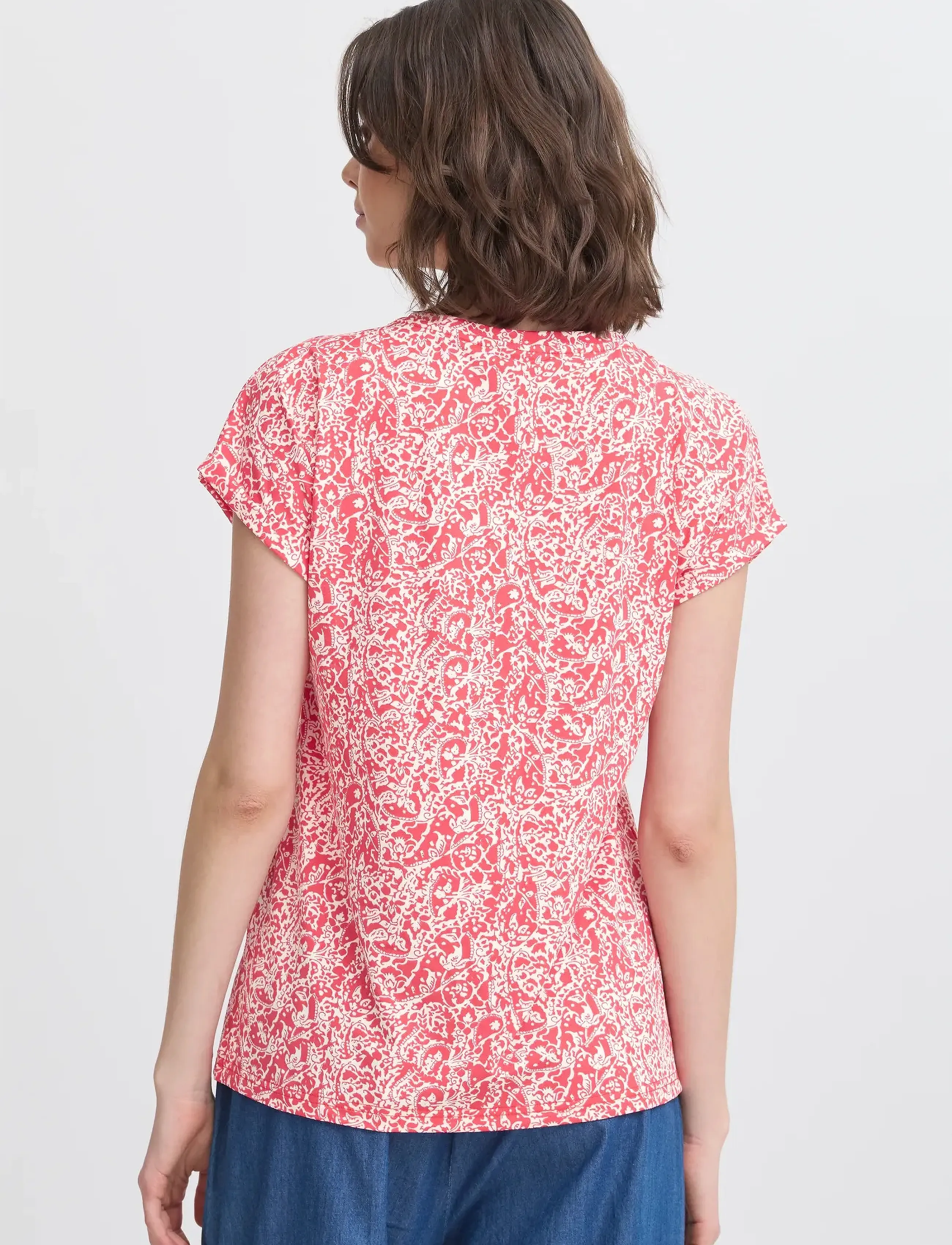 Fransa - FRSEEN TEE 1 - laveste priser - teaberry mix - 5