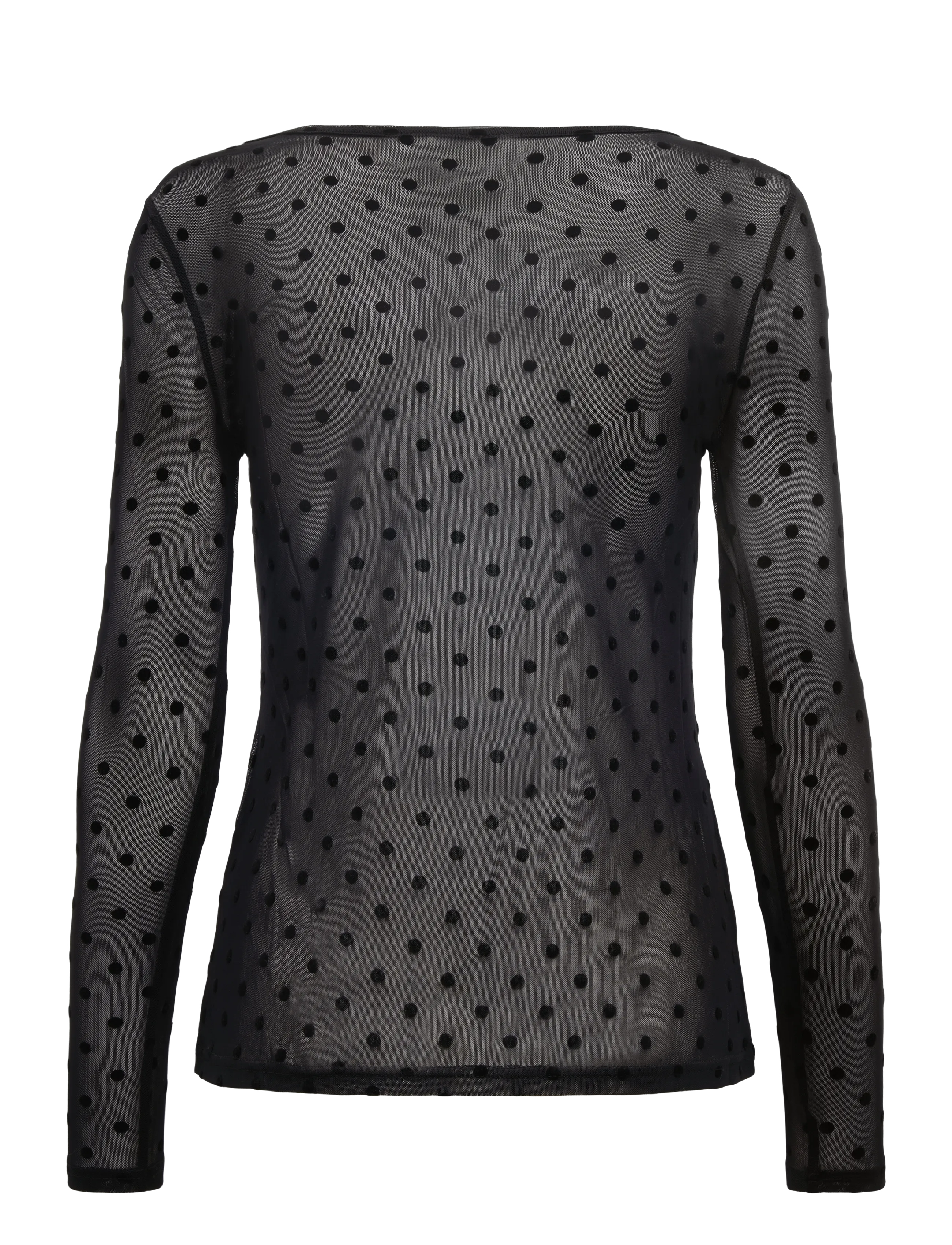 Fransa - FRDETA TEE 1 - långärmade toppar - black dots - 1