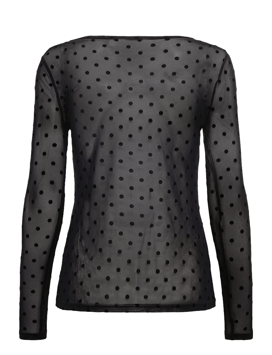 Fransa - FRDETA TEE 1 - långärmade toppar - black dots - 1