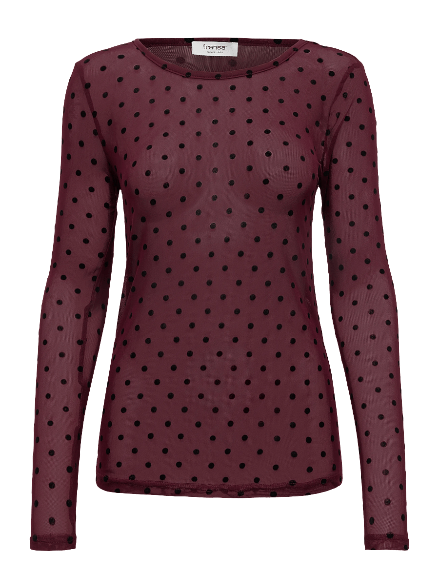 Fransa - FRDETA TEE 1 - långärmade toppar - port royale dots - 0