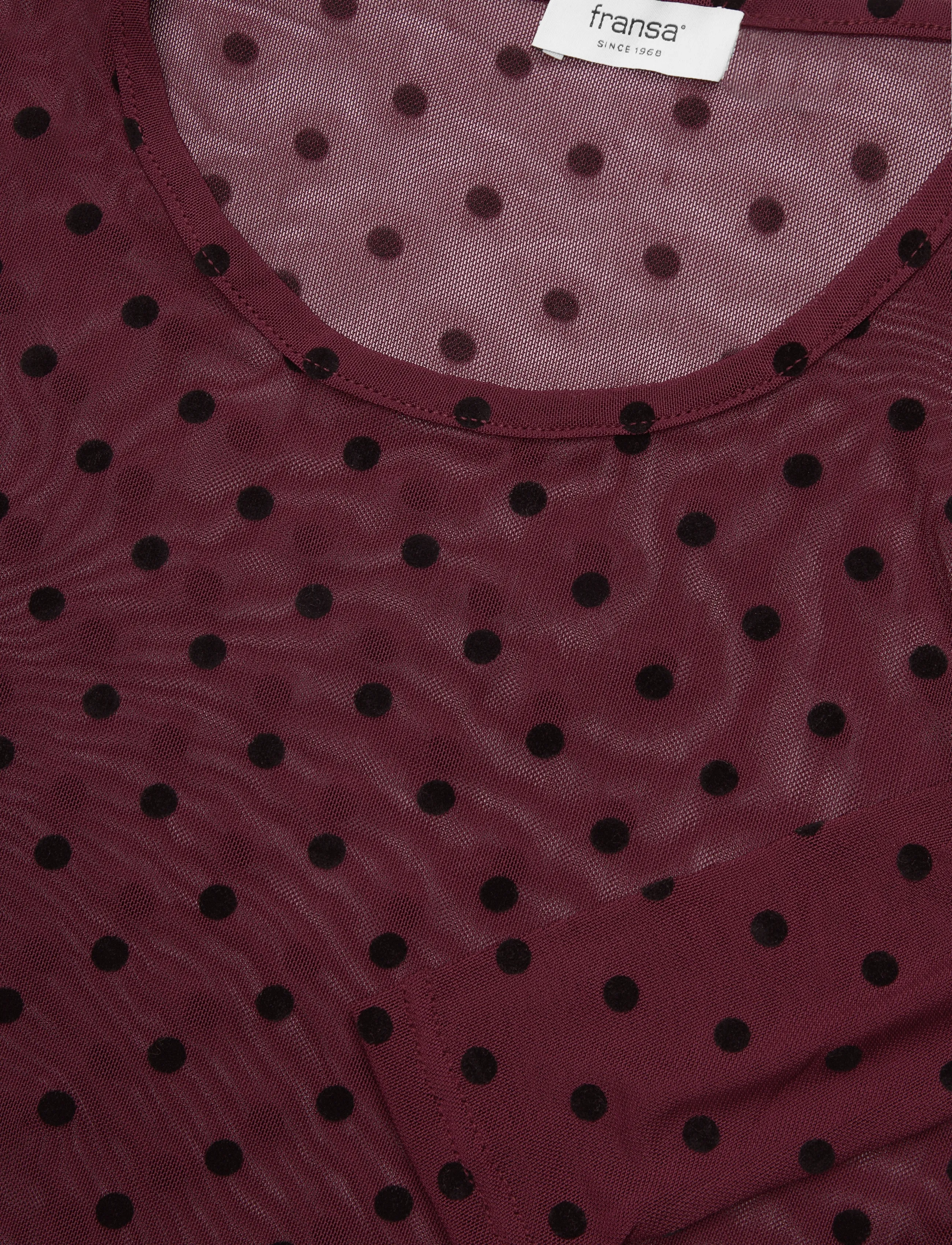 Fransa - FRDETA TEE 1 - långärmade toppar - port royale dots - 2