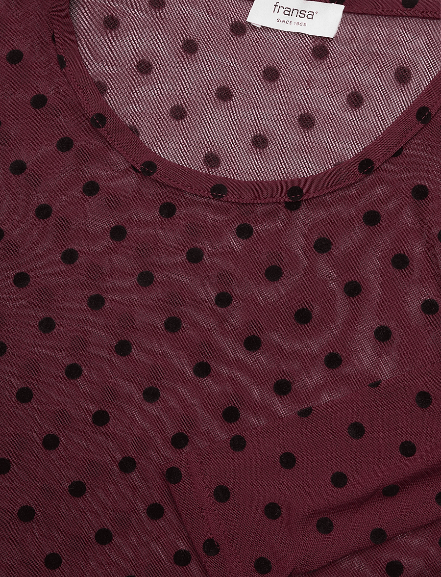 Fransa - FRDETA TEE 1 - långärmade toppar - port royale dots - 2