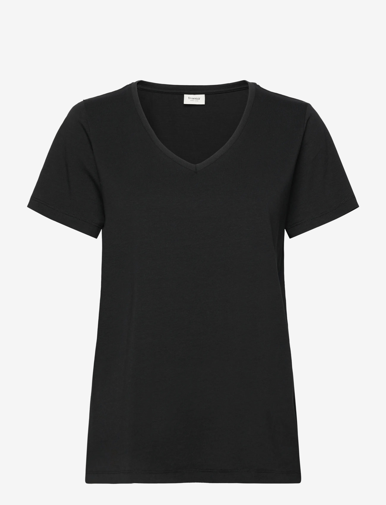 Fransa - FRZASHOULDER VTEE 1 - efterårstøj - black - 0